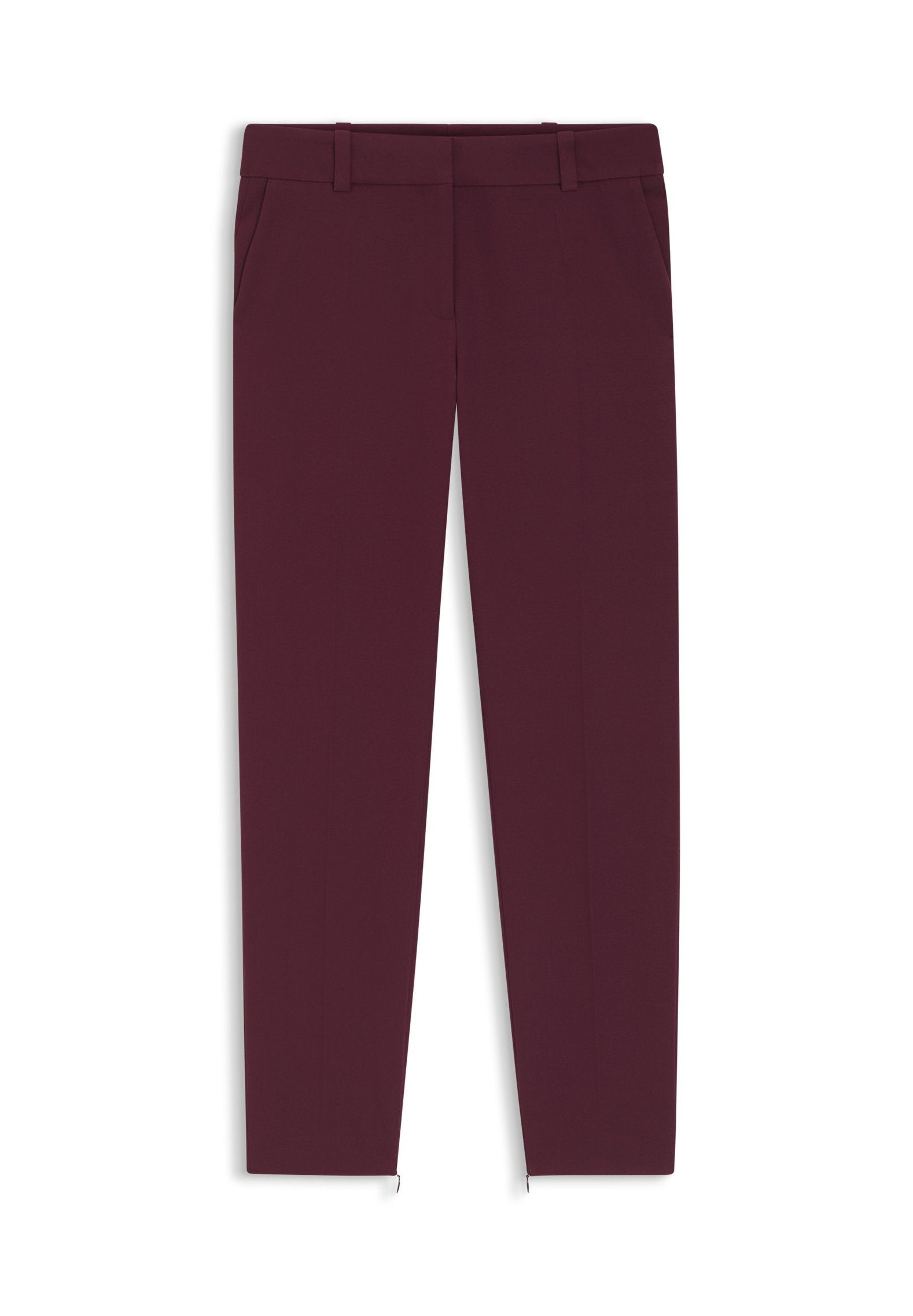 HEDIMA - Trousers - dark purple