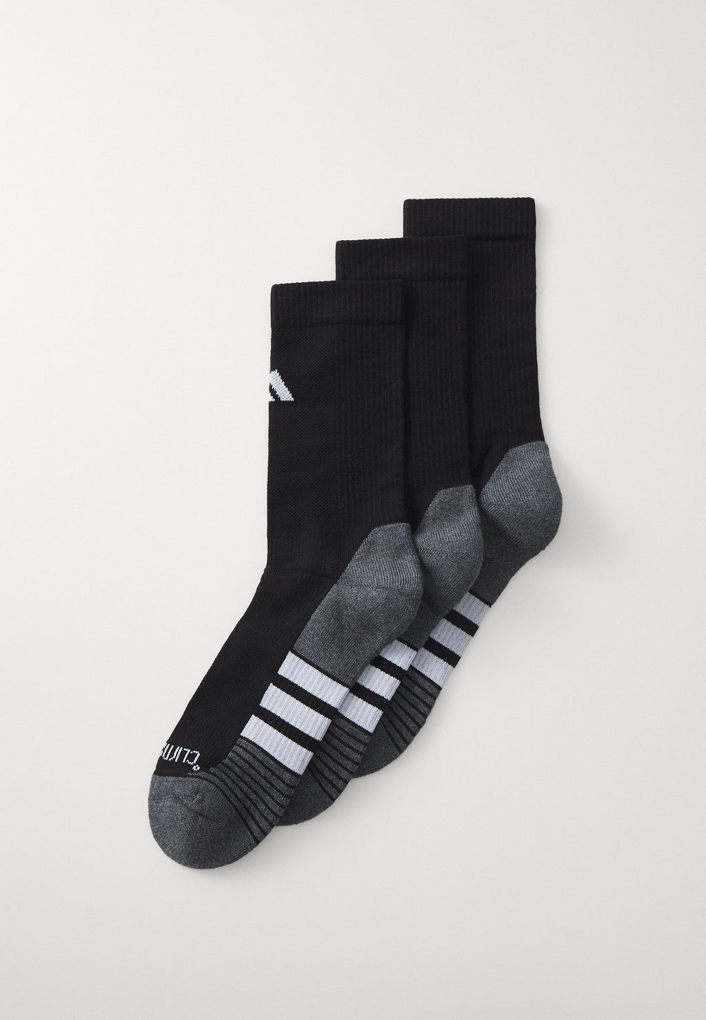 PERFORMANCE CLIMACOOL CUSHIONED CREW 3 PAIR PACK - Sports socks - black/white