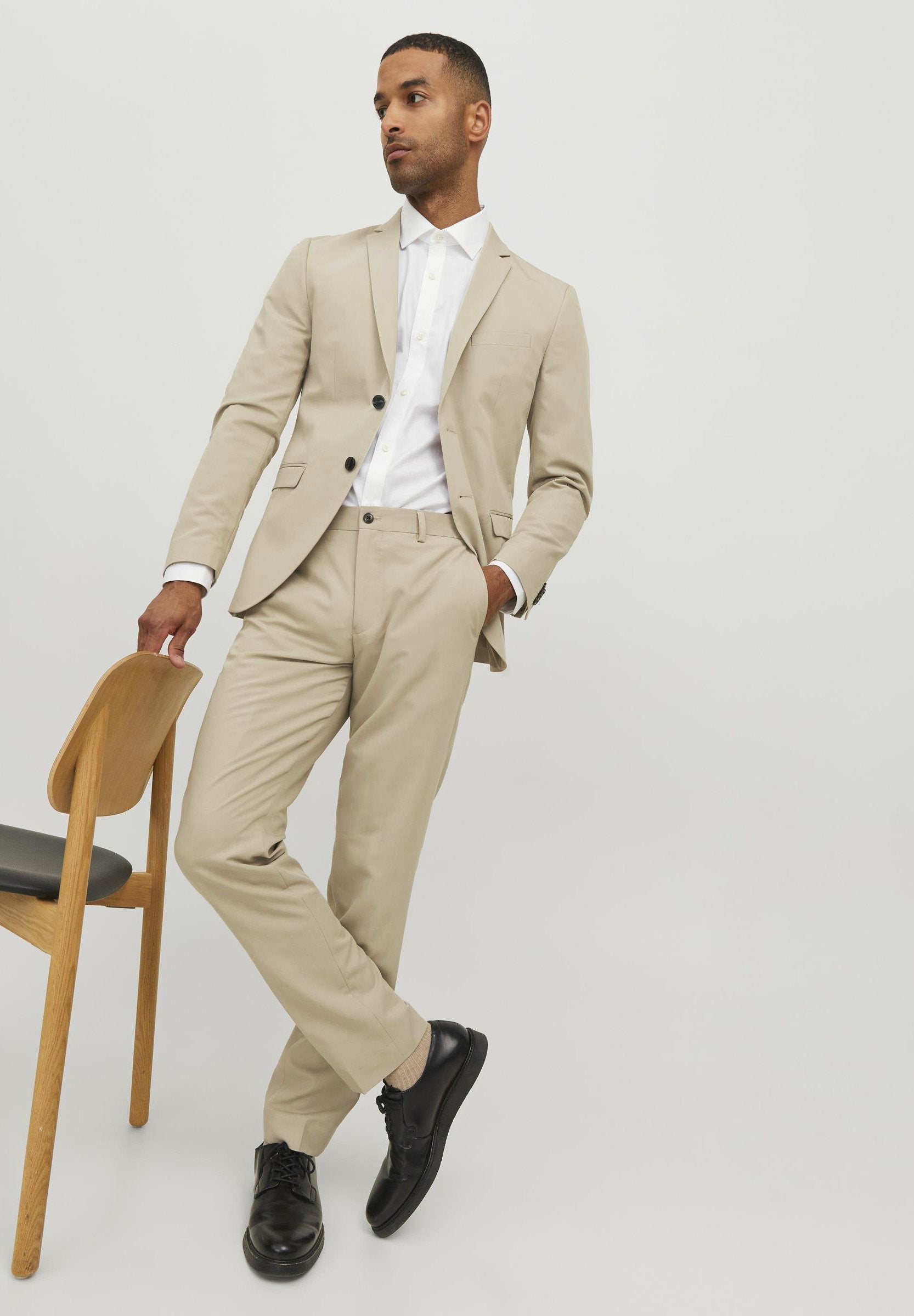 JPRFRANCO SUIT NOOS SET - Takım Elbise - %100 kaşmir kesim:süper dar kesim