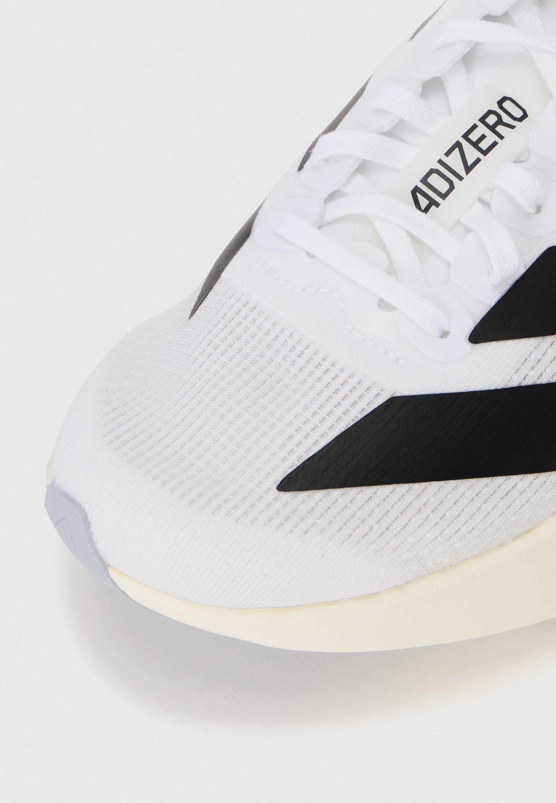 ADIZERO EVO SL J UNISEX - Road running shoes - white/core black/dash grey
