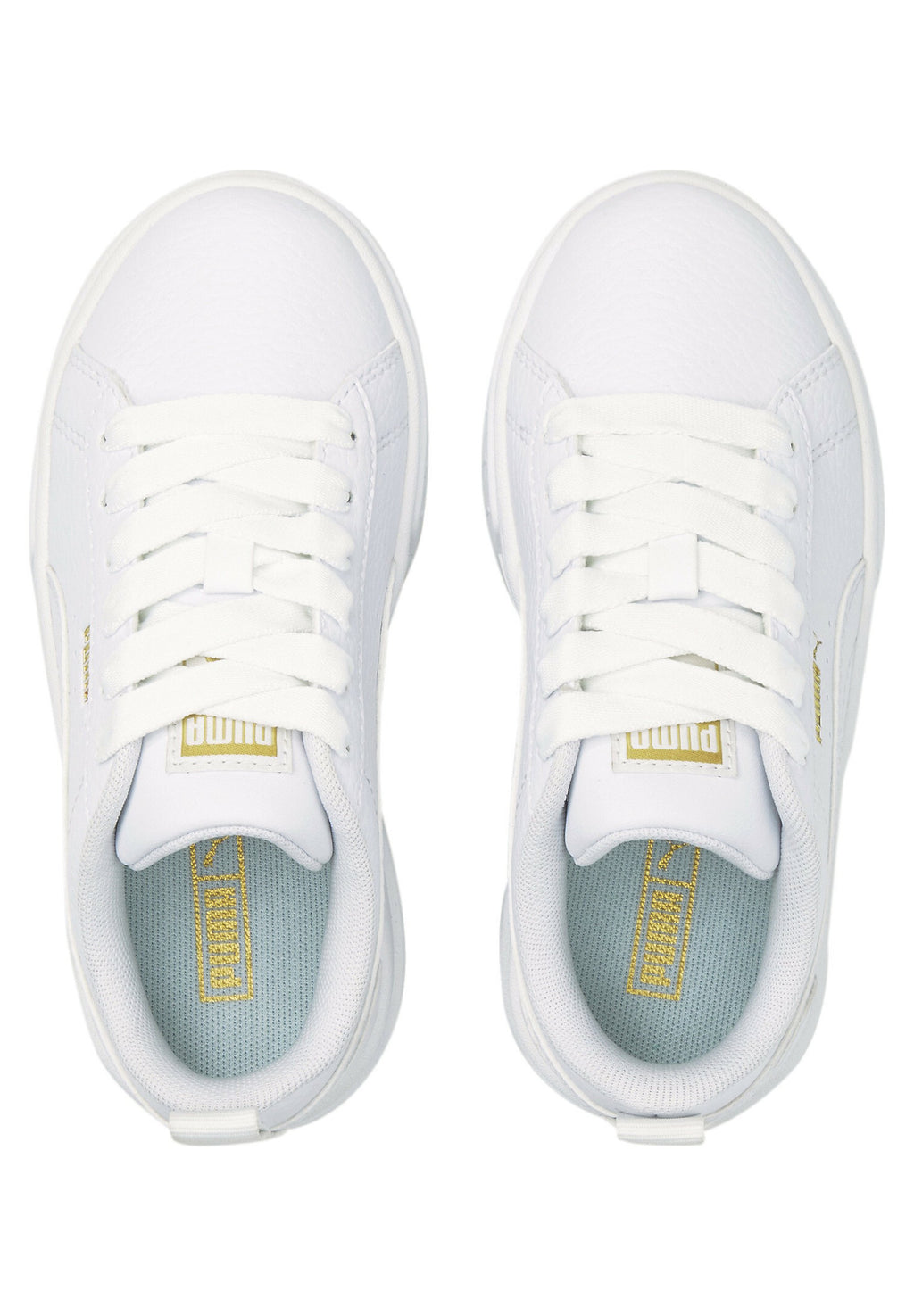 MAYZE UNISEX - Trainers - puma white/puma team gold
