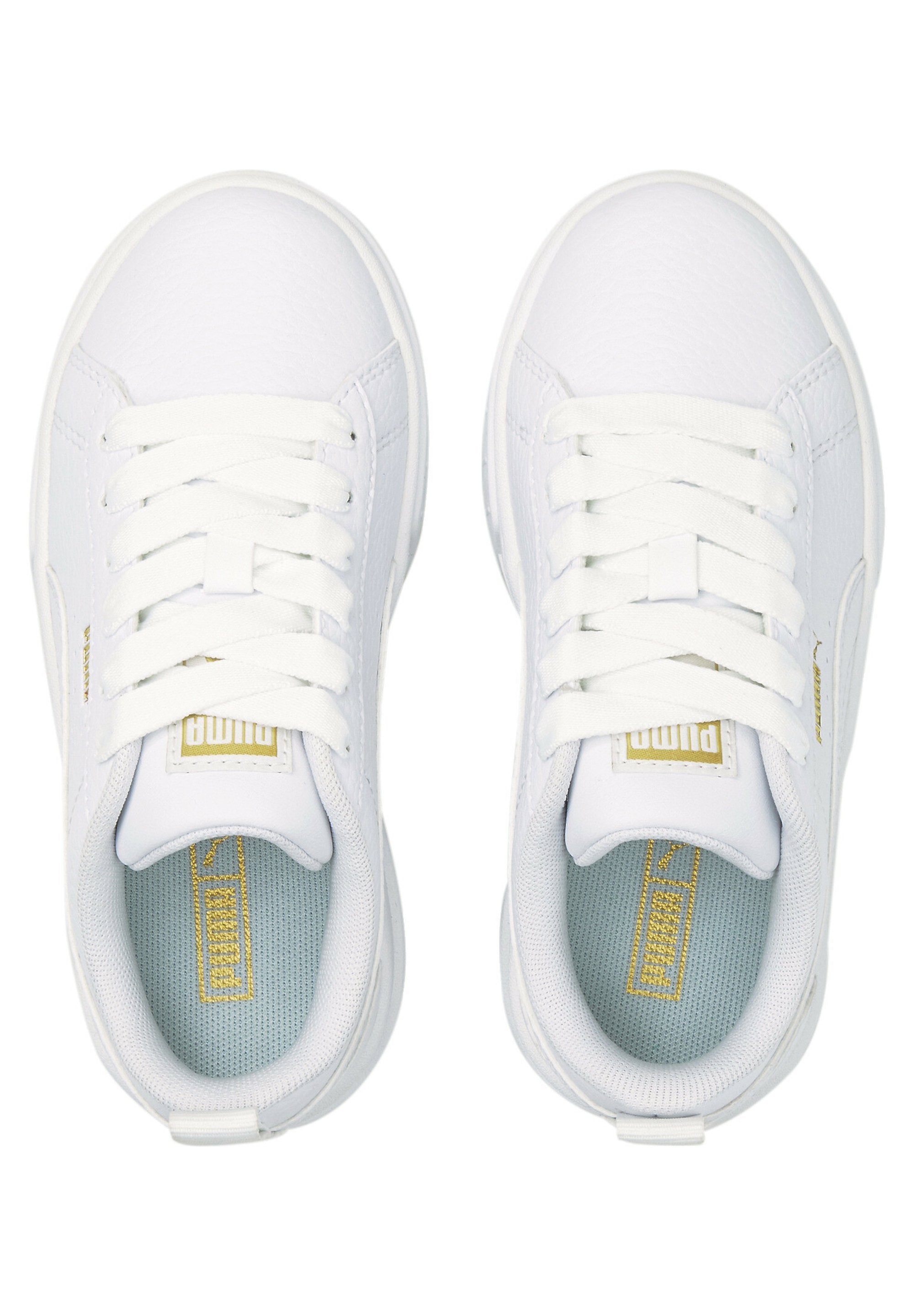 MAYZE UNISEX - Trainers - puma white/puma team gold