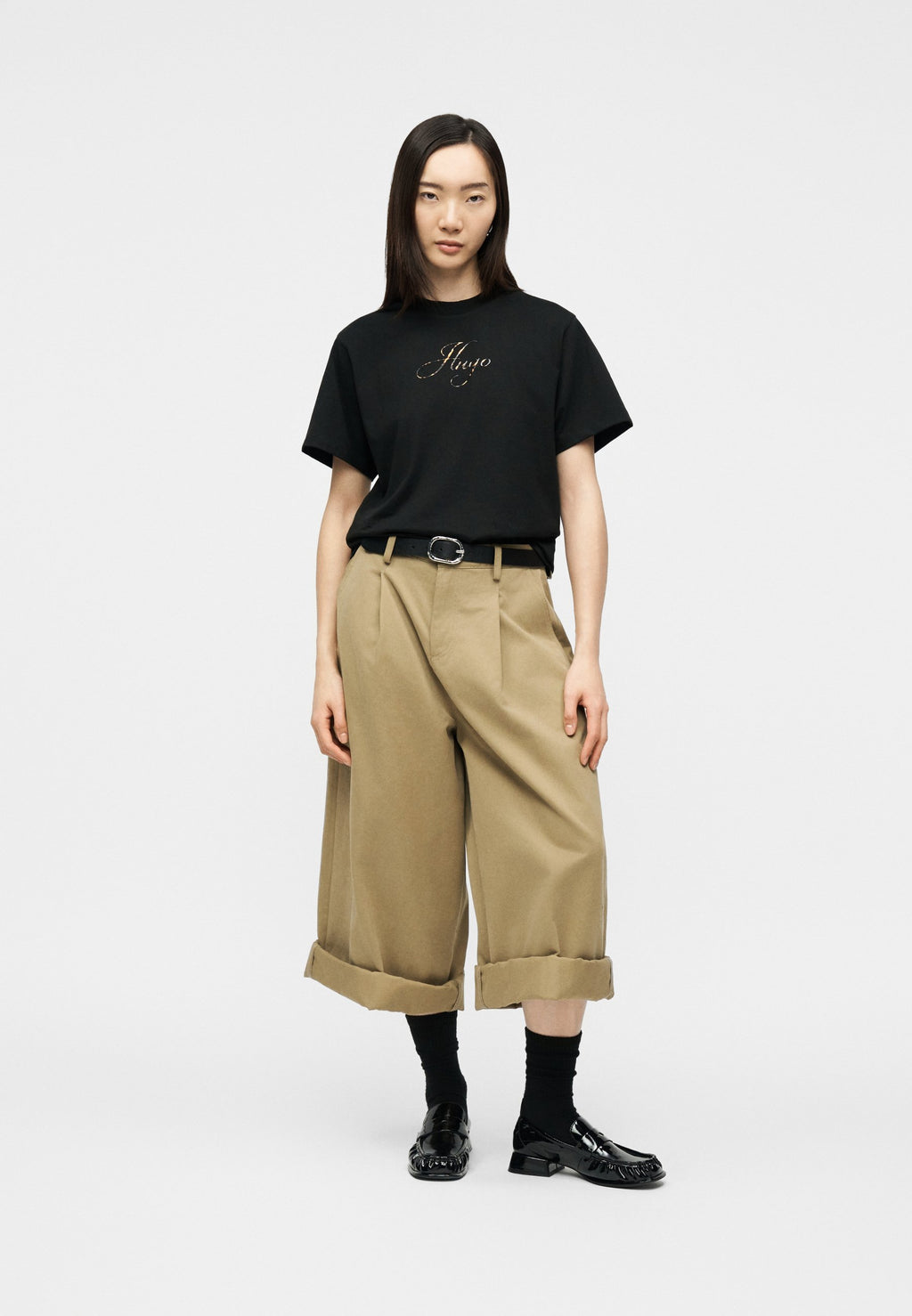 VINTAGE TEE - Print T-shirt - black