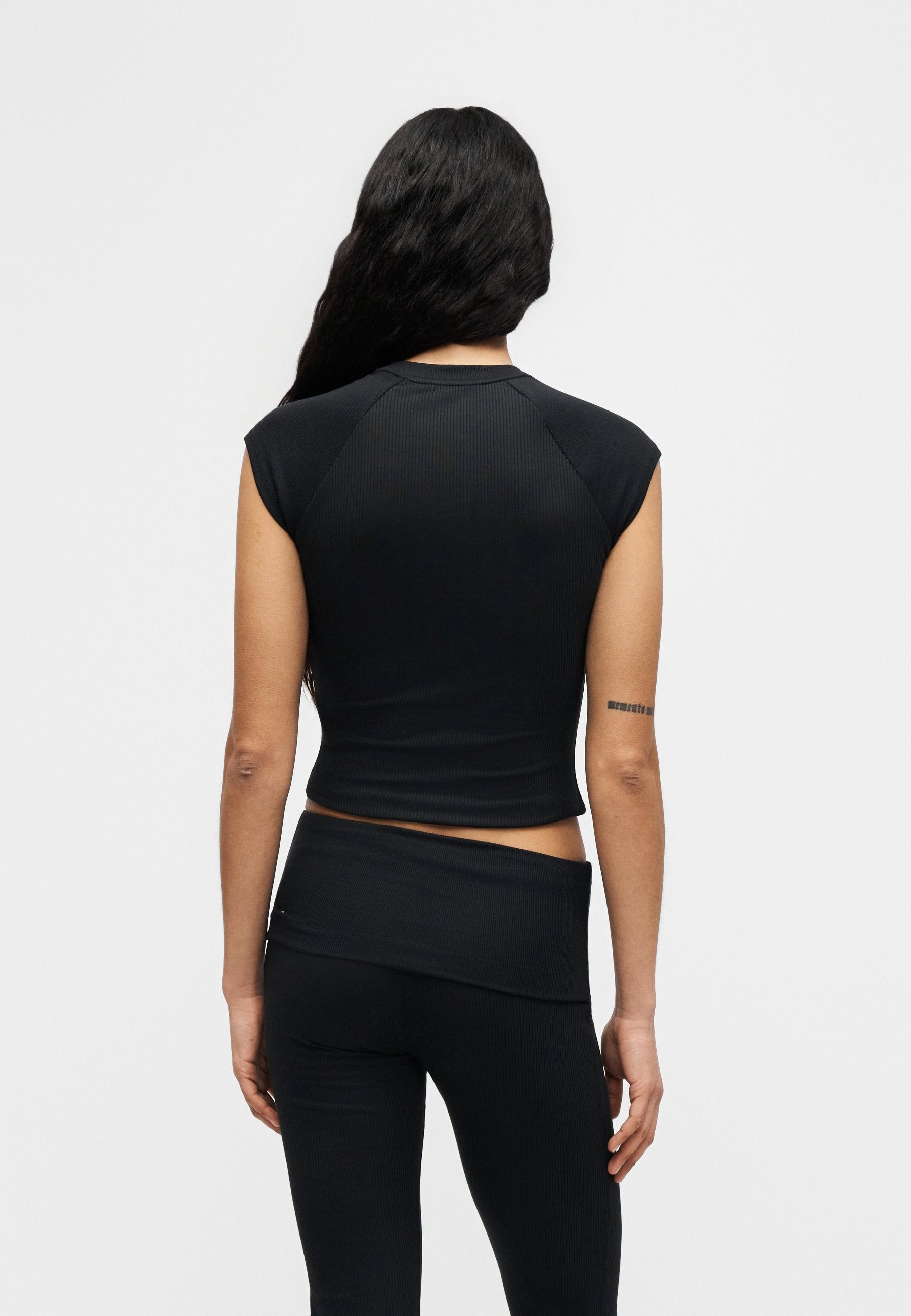 CHILL - Basic T-shirt - black/sail