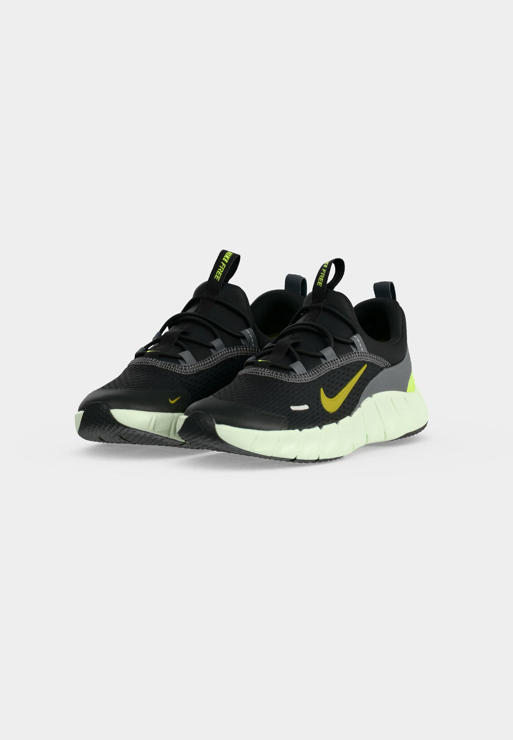 FREE RIDE UNISEX - Road running shoes - black/saffron quartz/pencil point/volt ice/volt tint