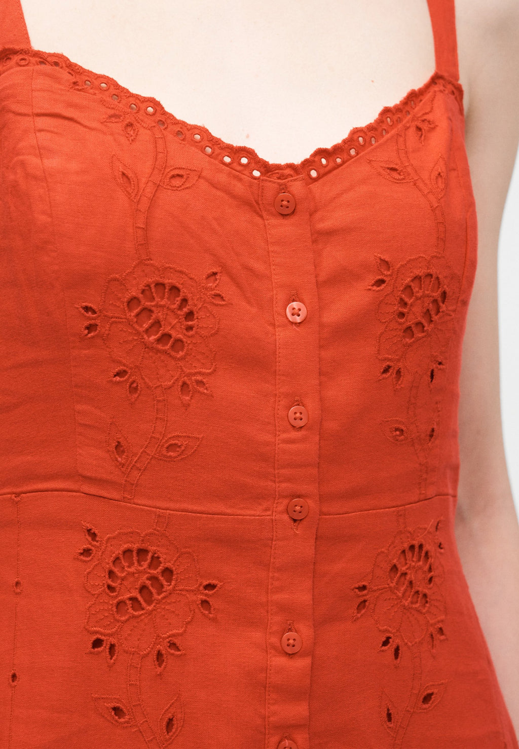 ALL OVER MAXI DRESS - Day dress - red