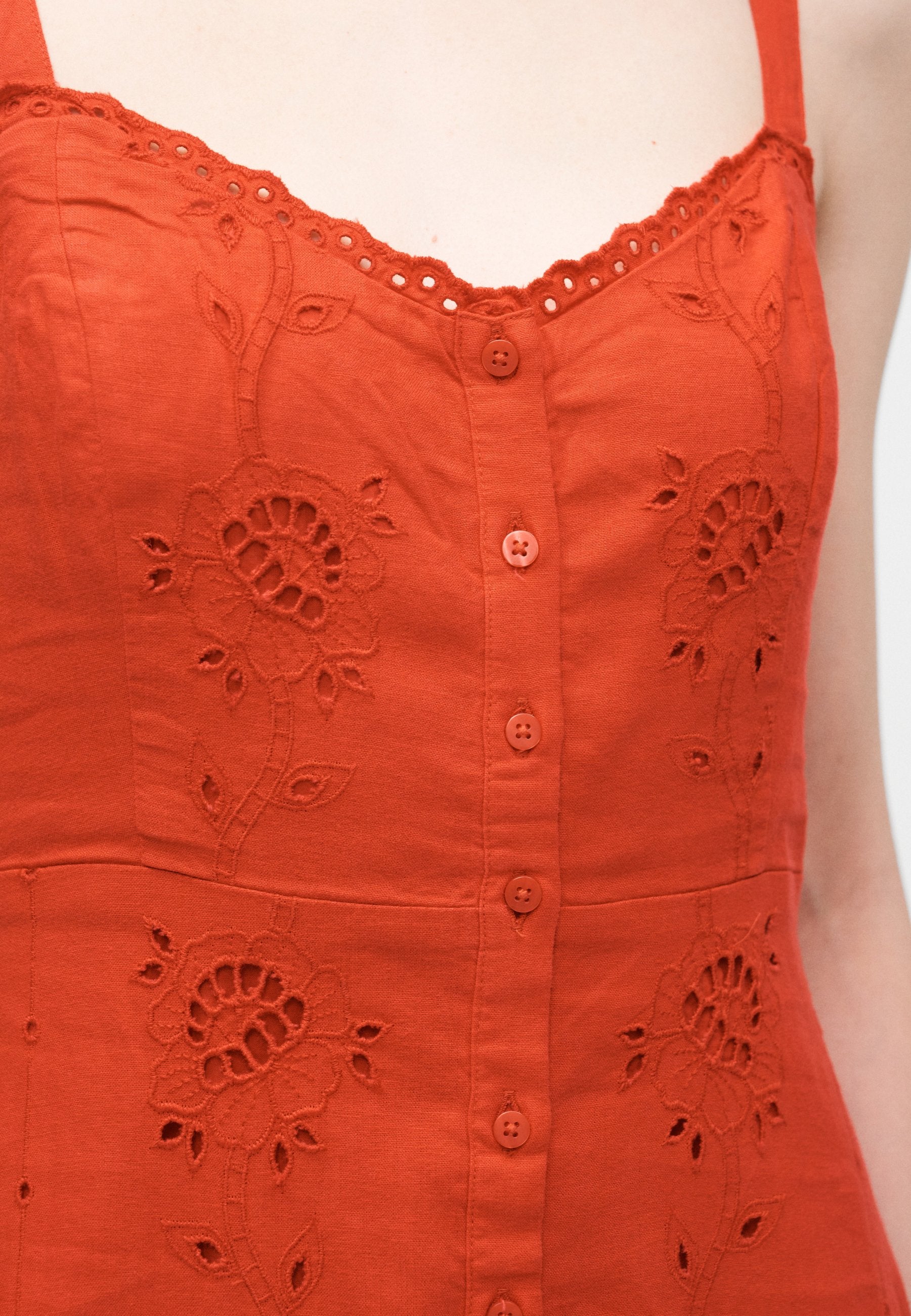 ALL OVER MAXI DRESS - Day dress - red