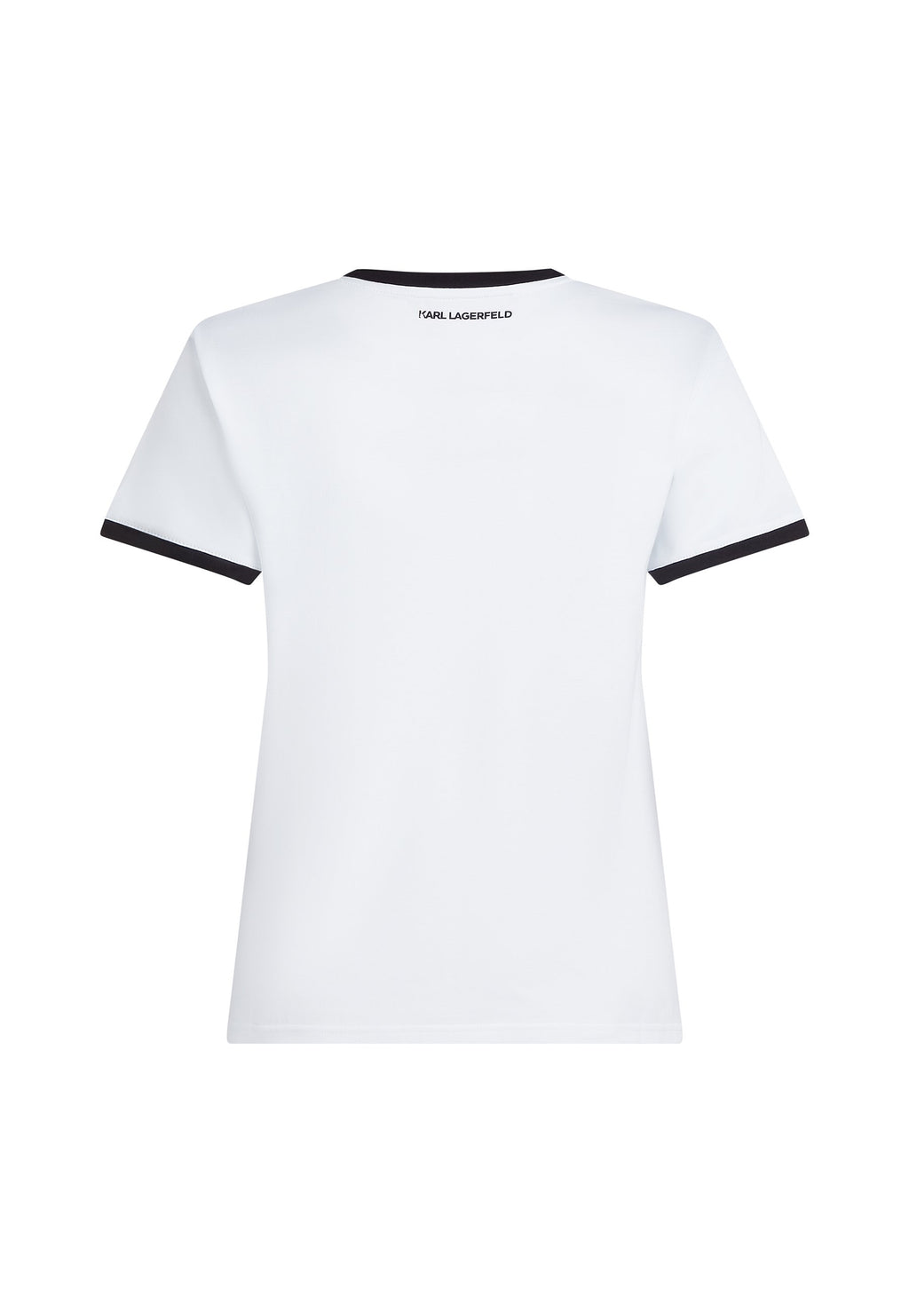 Print T-shirt - white/black