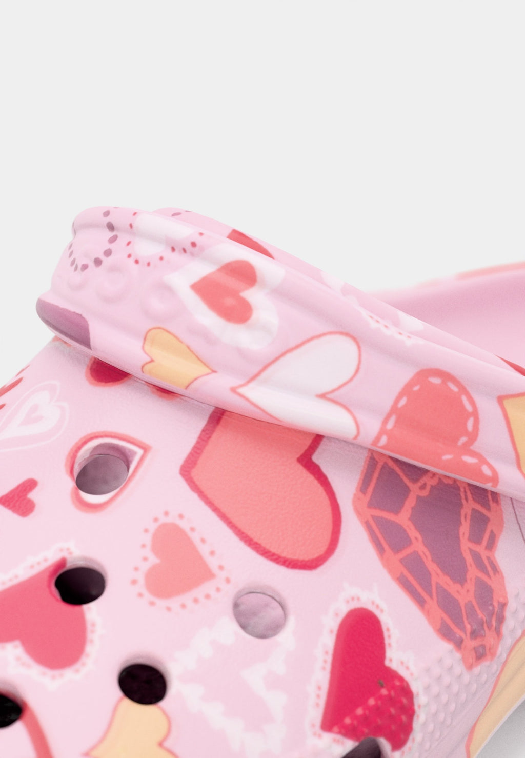 CLASSIC VDAY - Pool slides - pink milk/hearts