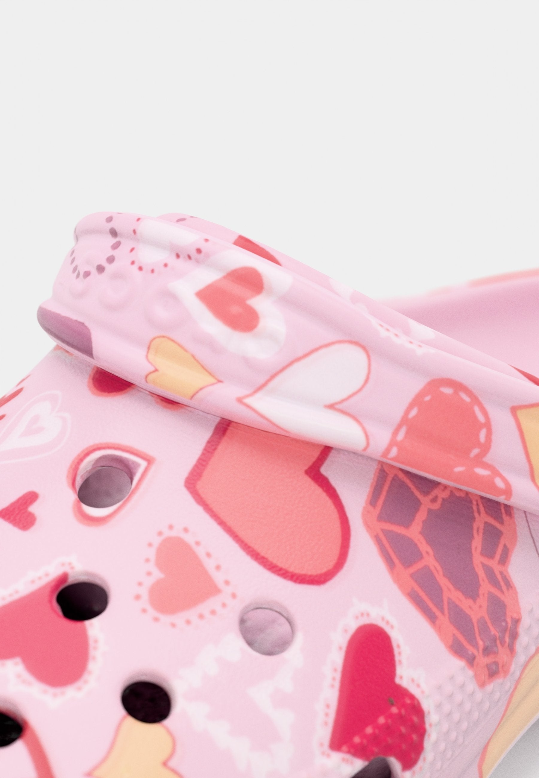 CLASSIC VDAY - Pool slides - pink milk/hearts