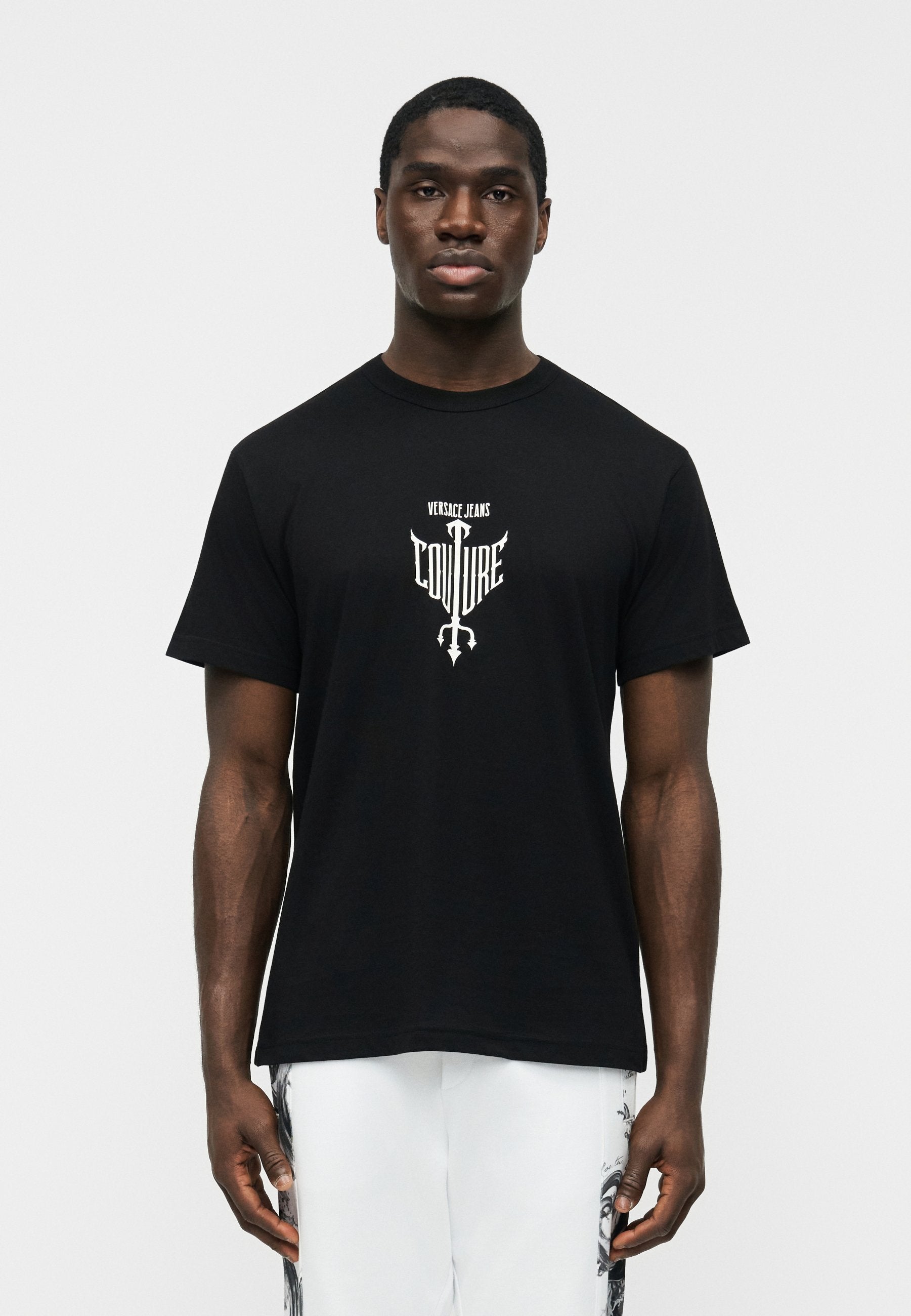 TRITON - Print T-shirt - black