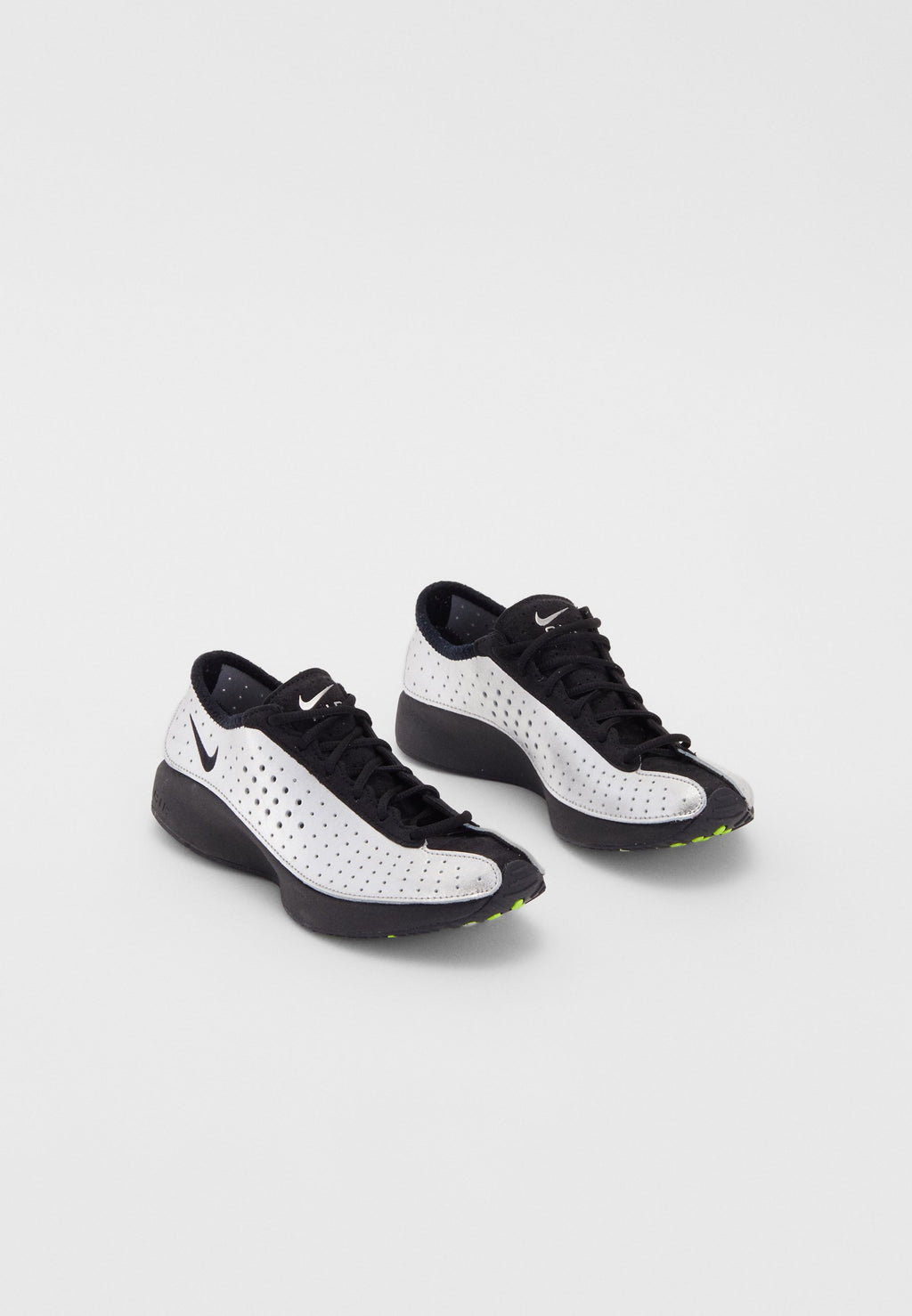 AIR SUPERFLY - Trainers - silver-coloured/black/anthracite/volt