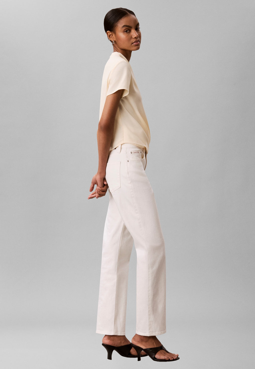 DRAPED WRAP - Blouse - vanilla custard