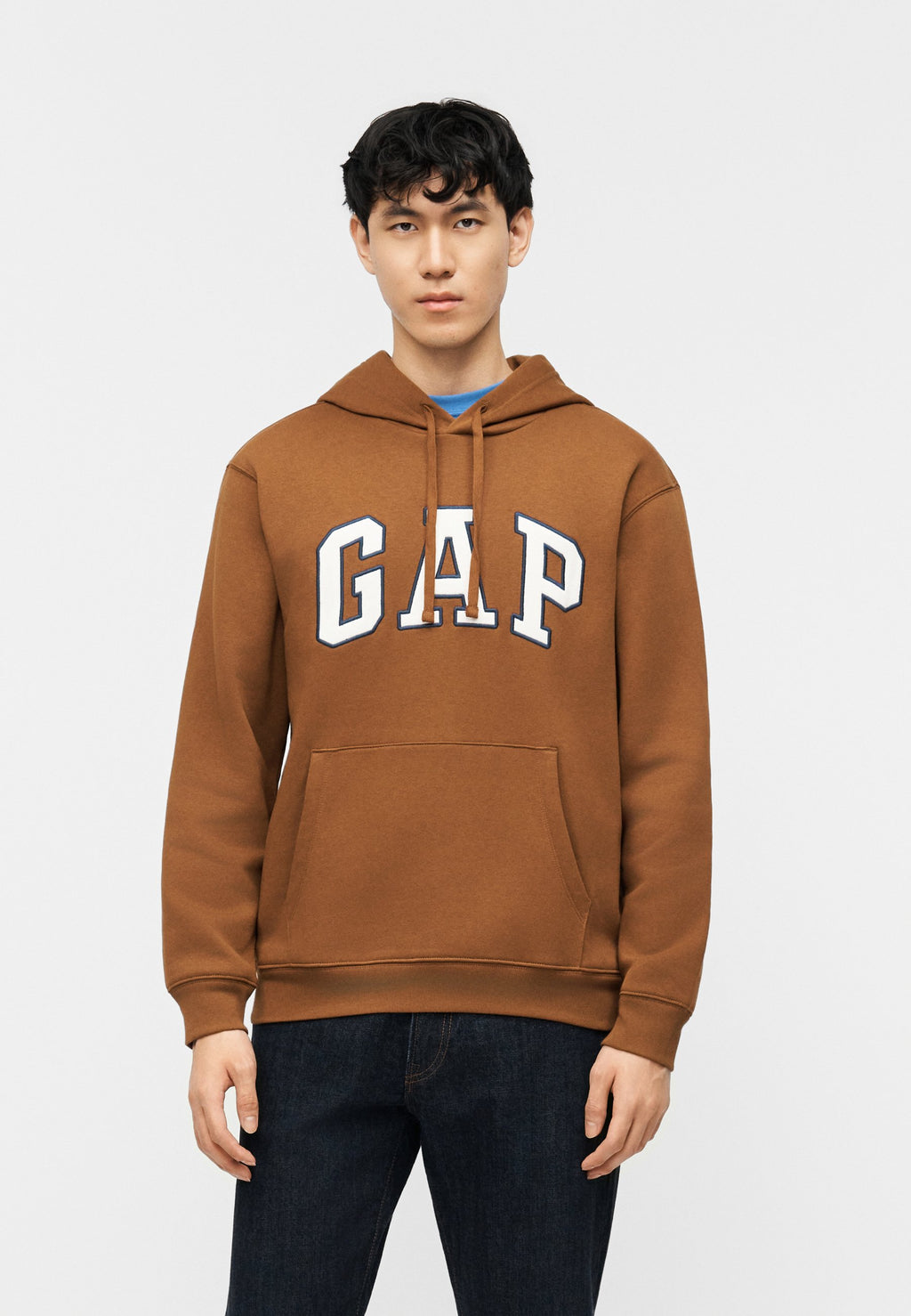 HERITAGE LOGO - Hoodie - rich ginger