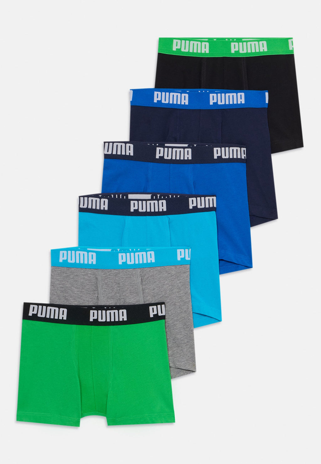 BOYS EVERYDAY BASIC BOXERS 6 PACK - Trunks - blue/green