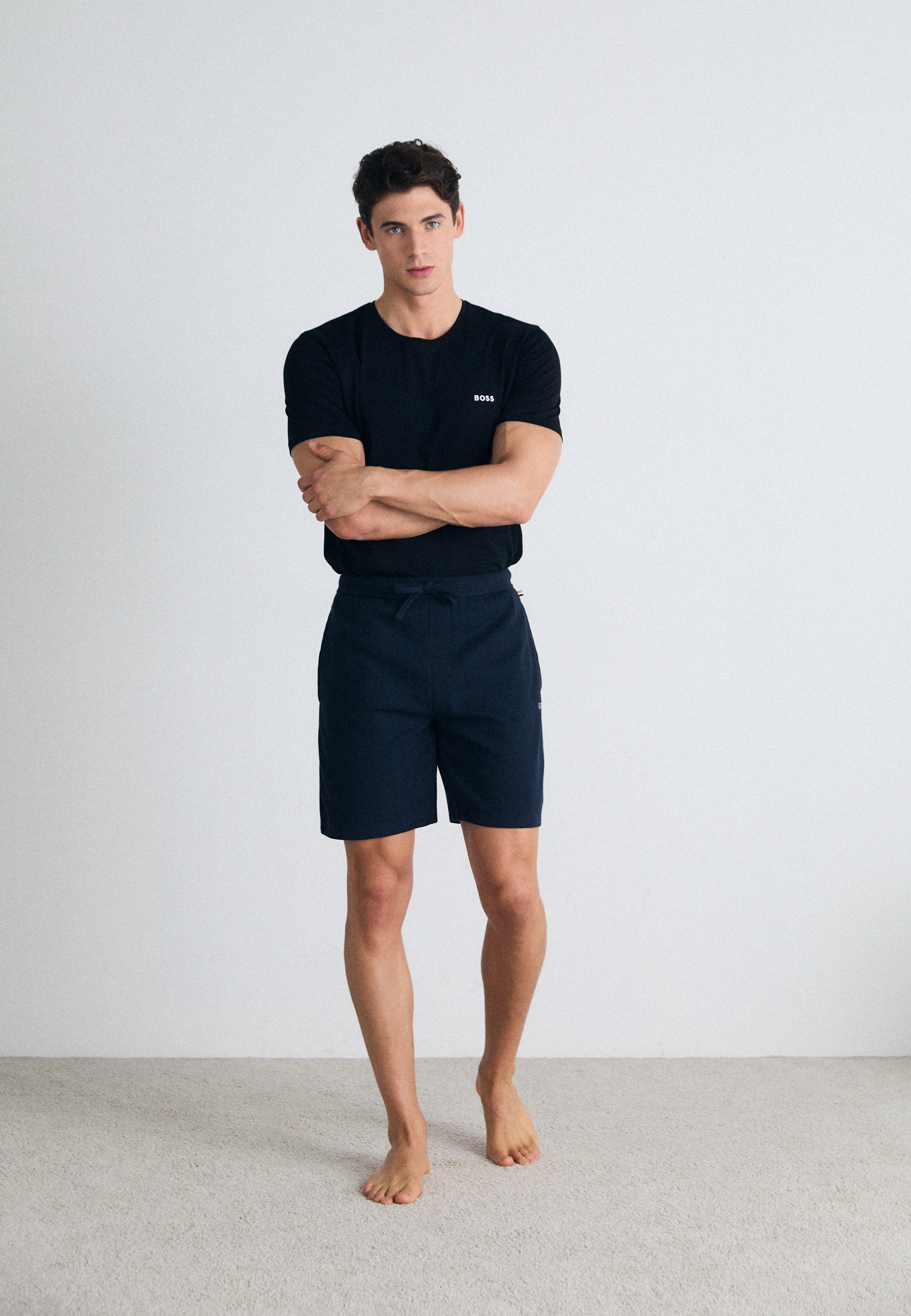 WAFFLE - Pyjama bottoms - dark blue three