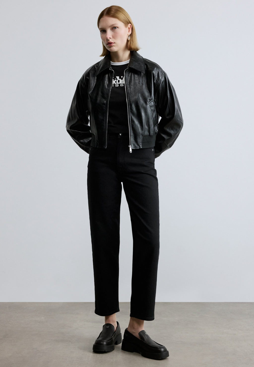 TAPER - Jeans Tapered Fit - soft black
