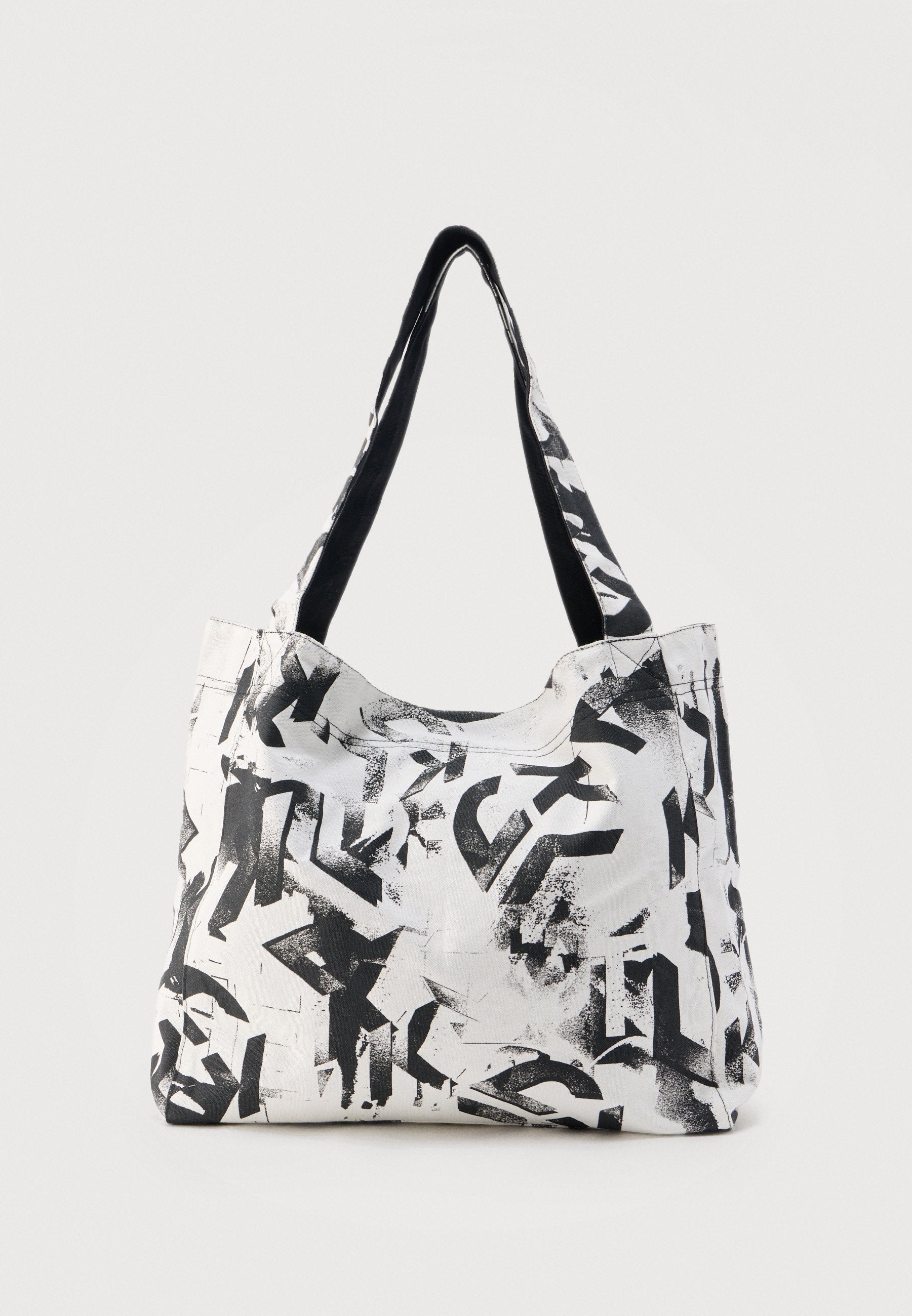 REVERSIBLE MONO UNISEX - Tote bag - black