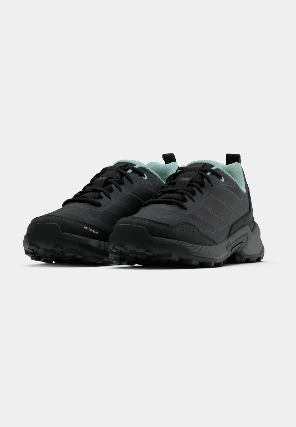 EASTRAIL 3 - Hiking shoes - carbon/core black/semi flash aqua