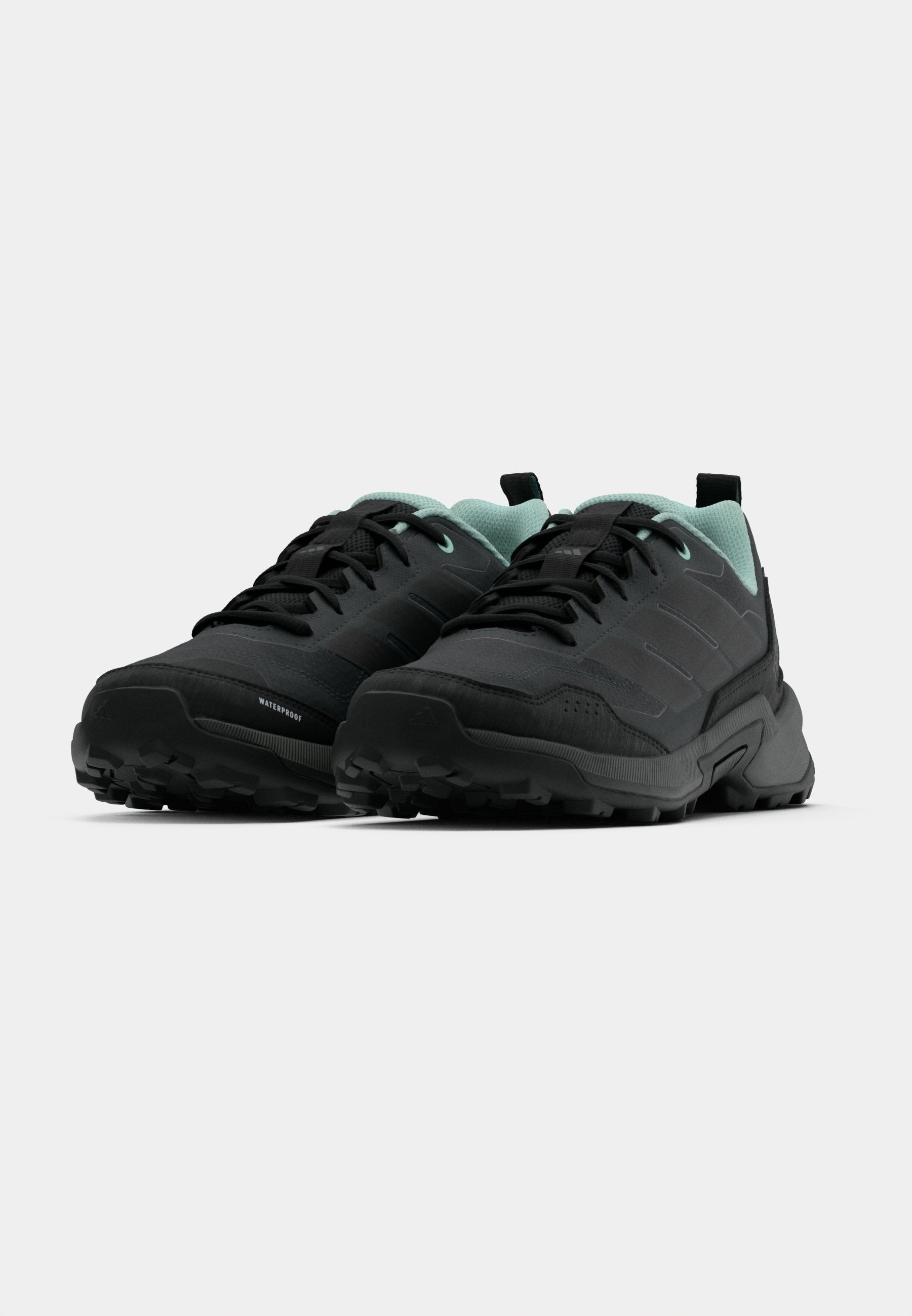 EASTRAIL 3 - Hiking shoes - carbon/core black/semi flash aqua