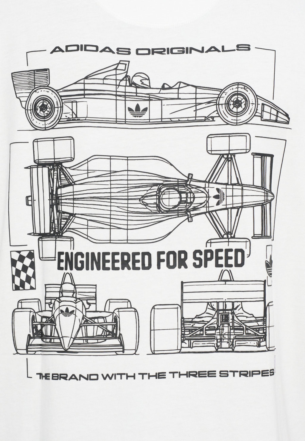 RACING CAR - Print T-shirt - core white