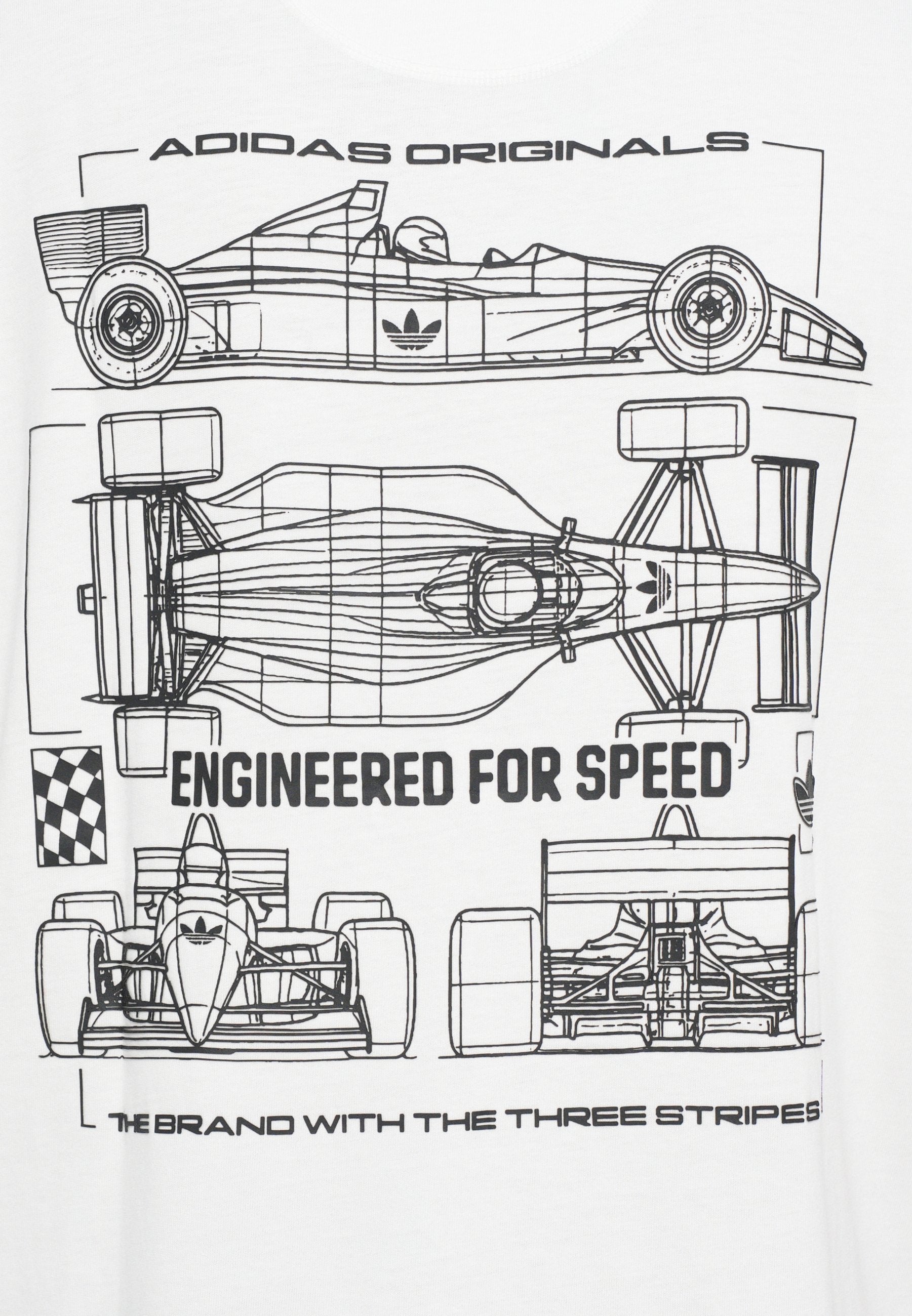 RACING CAR - Print T-shirt - core white