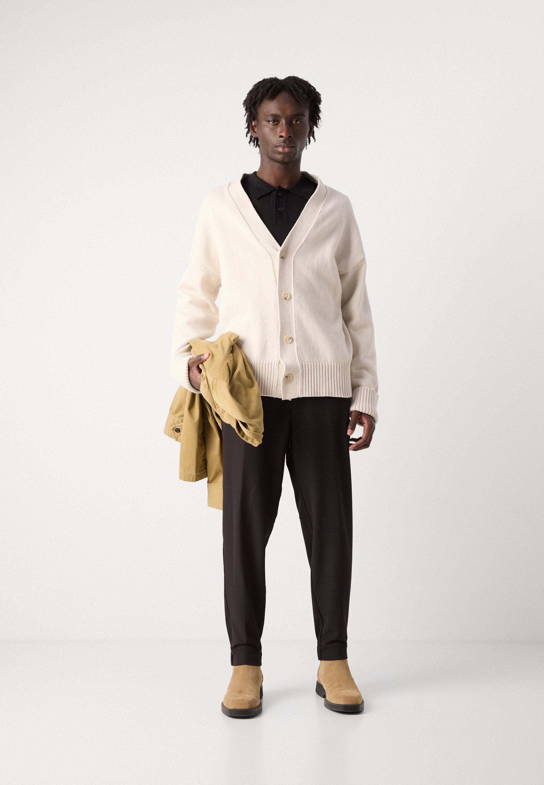 T_FLEX - Trousers - black