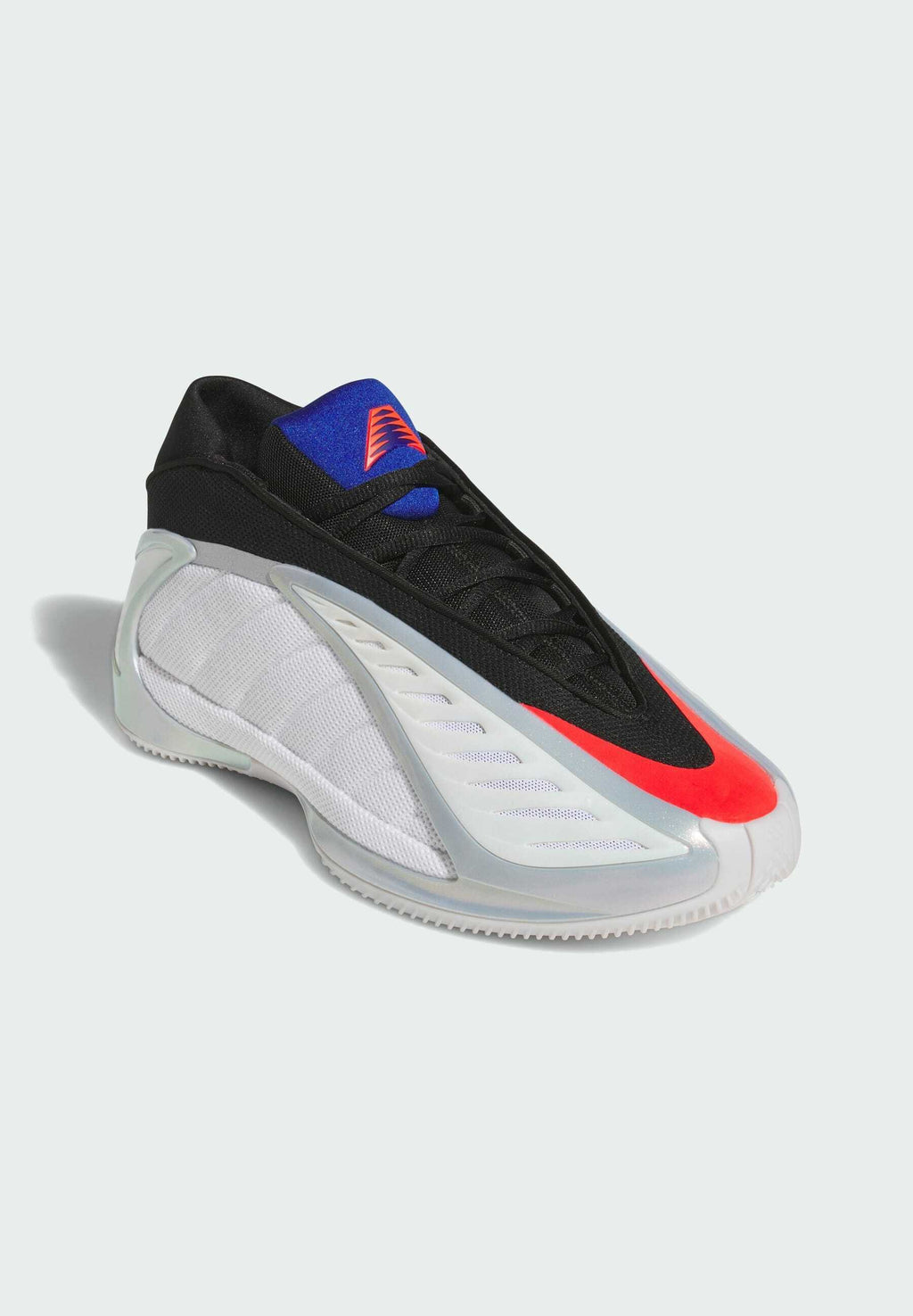 ANTHONY EDWARDS 2 UNISEX - Basketball shoes - cloud white   lucid red   silver metallic