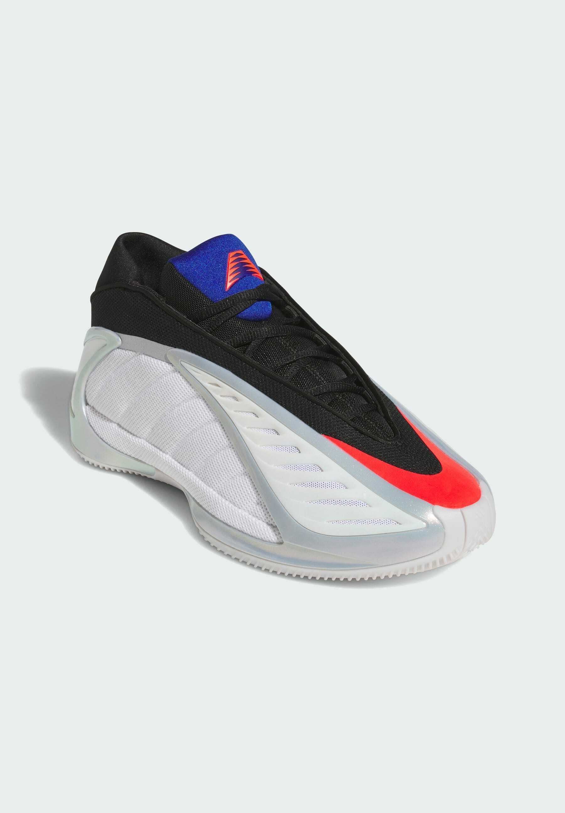 ANTHONY EDWARDS 2 UNISEX - Basketball shoes - cloud white   lucid red   silver metallic