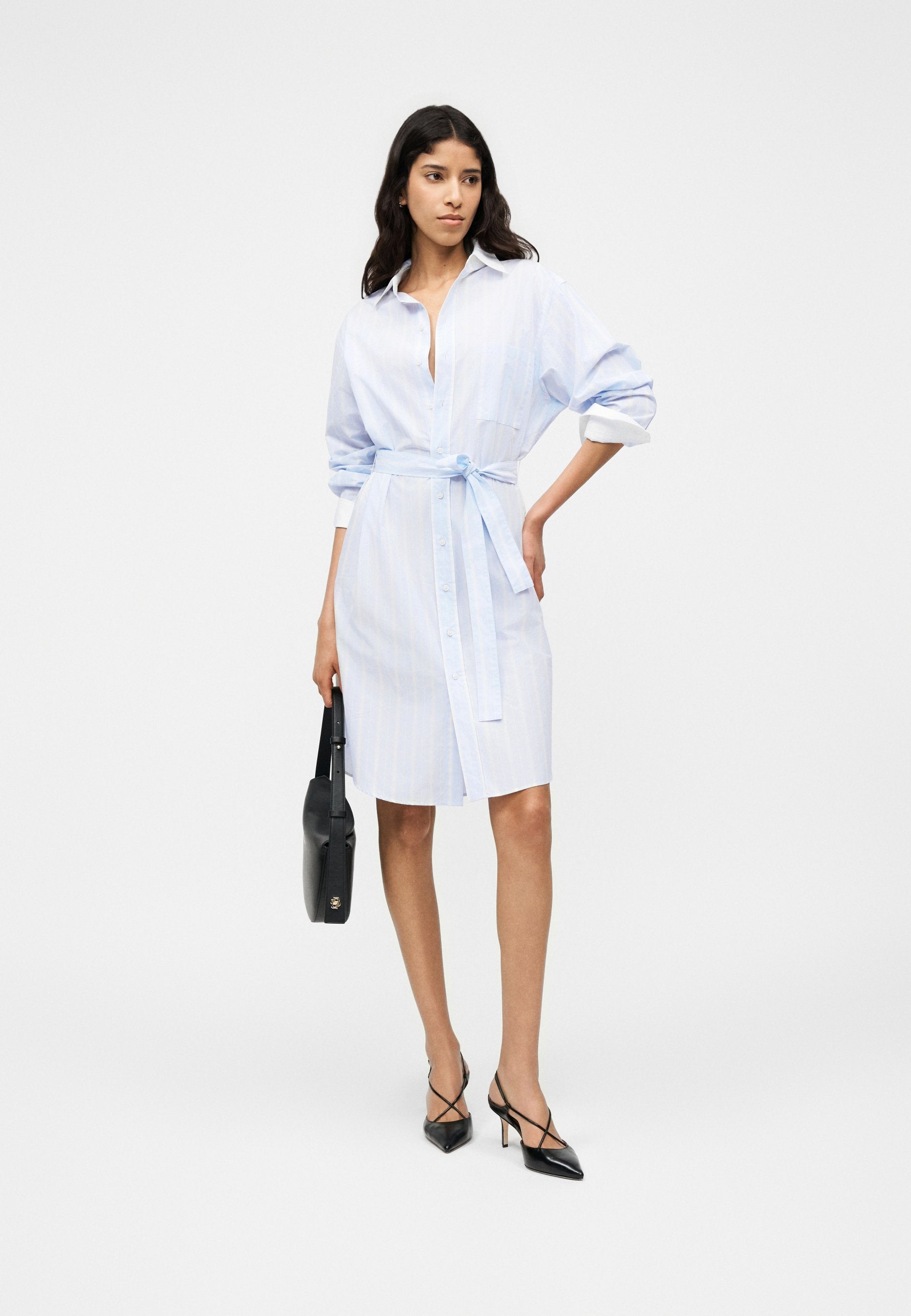 ROBE SAMEDI - Robe chemise - bleu xénon