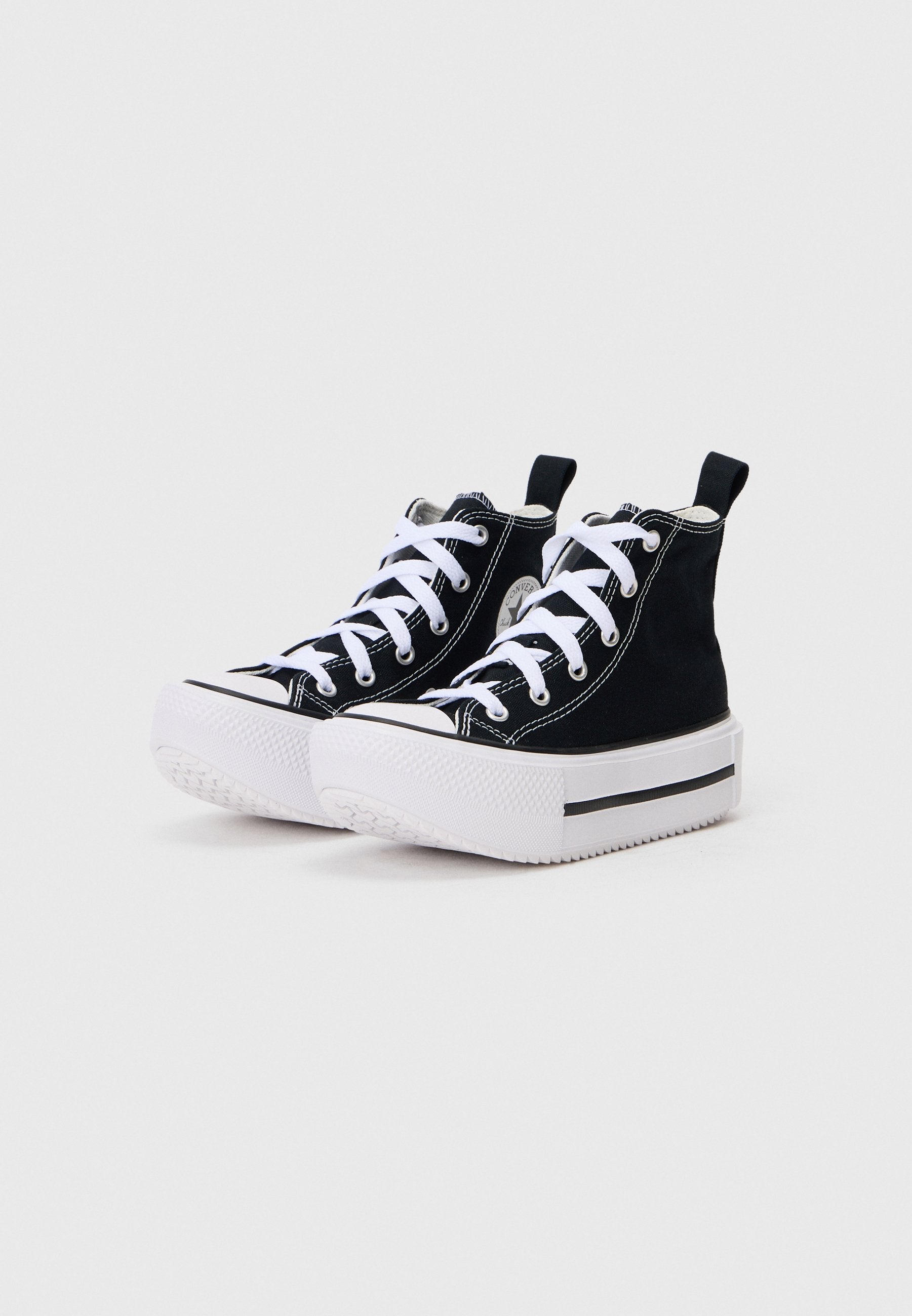 CHUCK TAYLOR ALL STAR LIFT DOUBLE STACK - Uzun bilekli spor ayakkabı - siyah/beyaz/bej