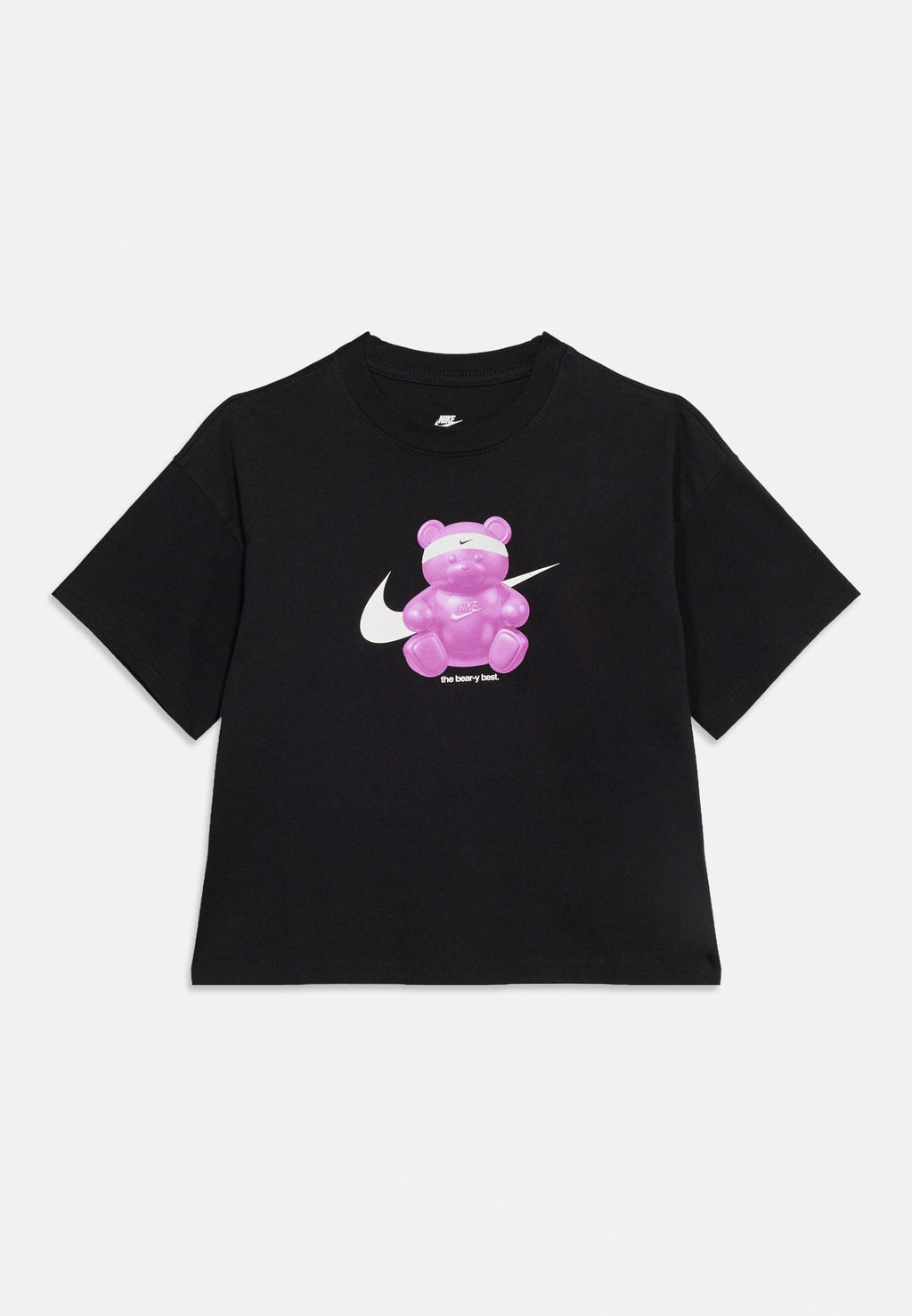 TEE BOXY BEAR - Print T-shirt - black