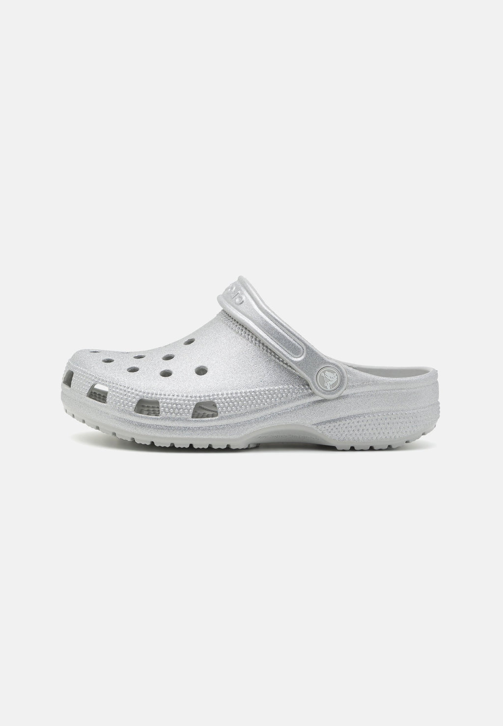 CLASSIC GLITTER - Clogs - silver