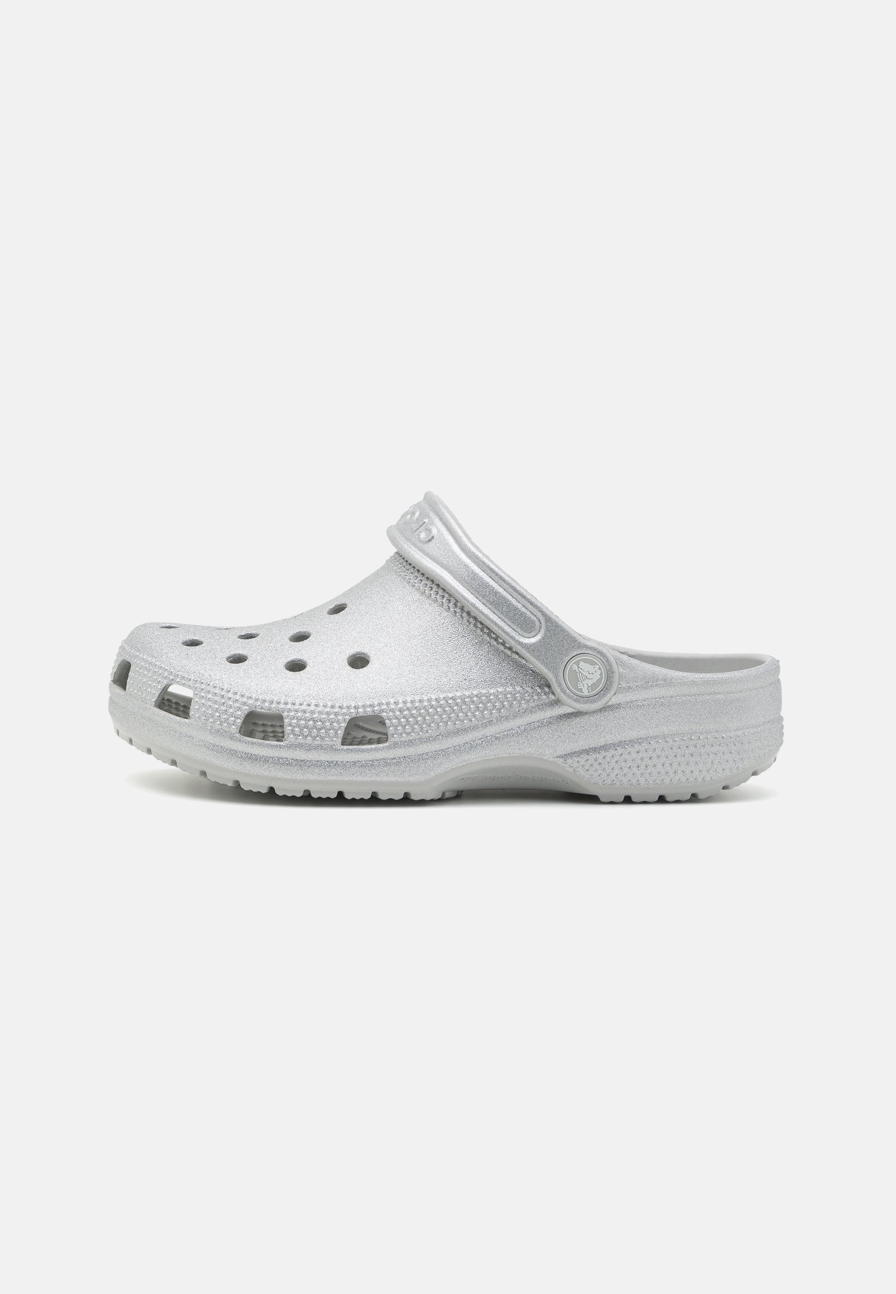 CLASSIC GLITTER - Clogs - silver