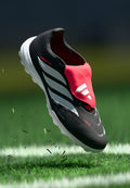 PREDATOR LEAGUE FOLD-OVER TONGUE - Turf football boots - core black/footwear white/lucid red