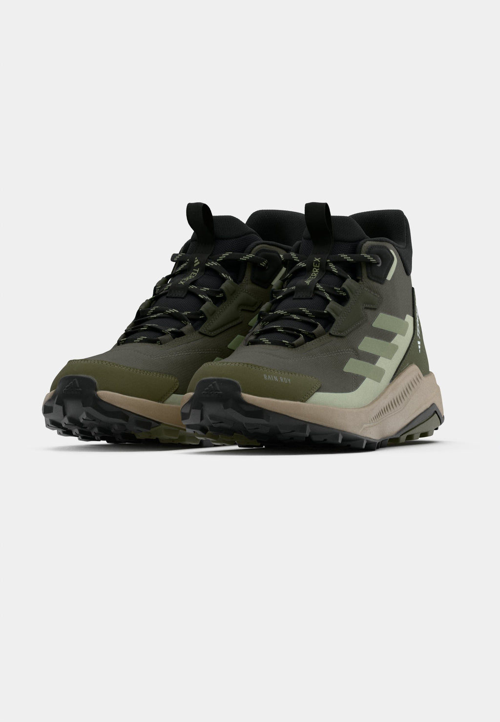 ANYLANDER MID - Hiking shoes - shadow olive/tent green/halo green