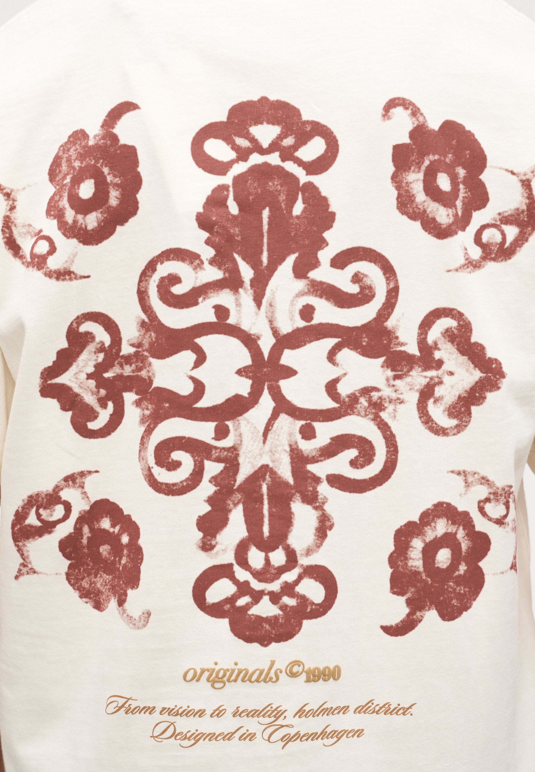 T- - Print T-shirt - antique white