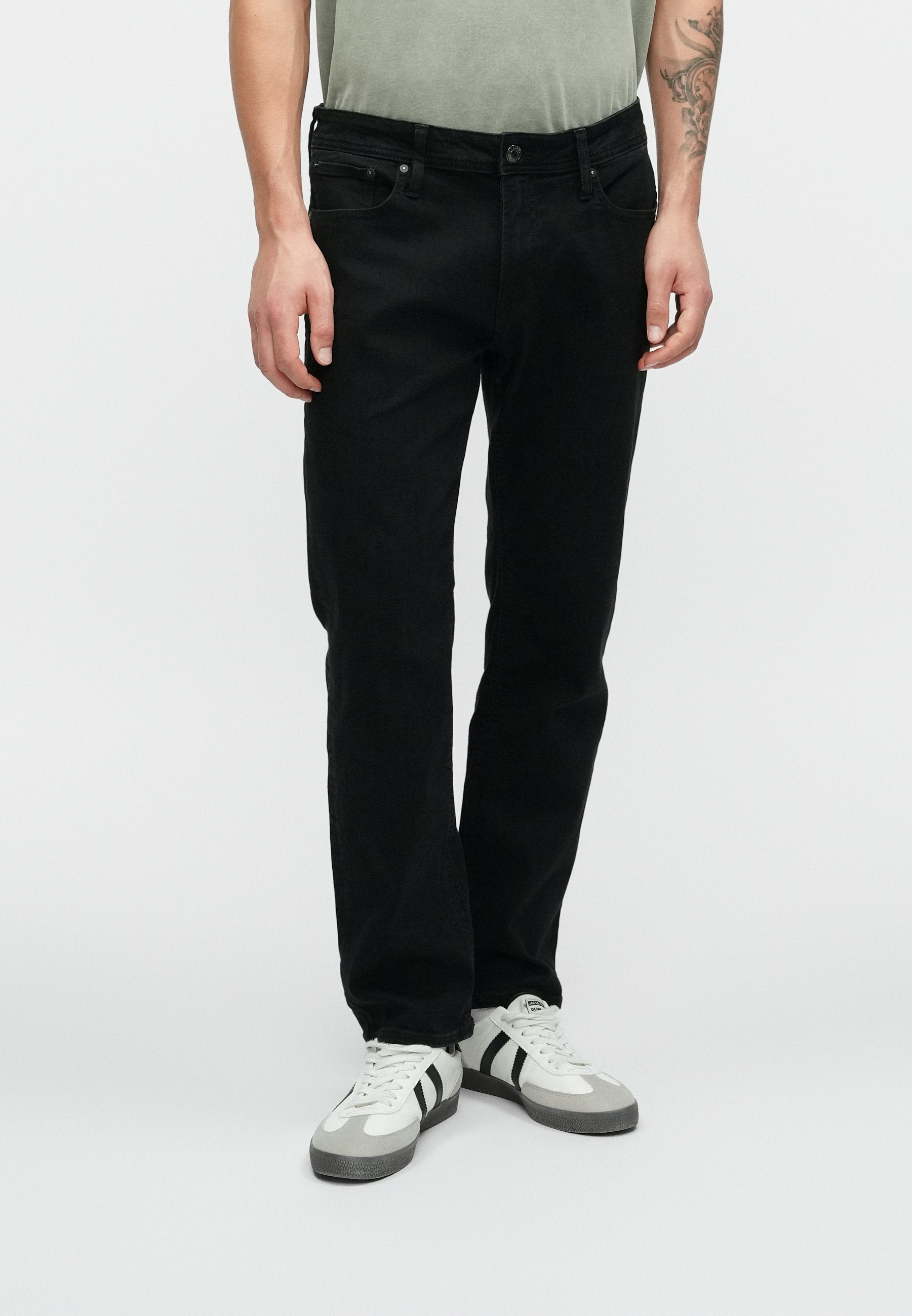 Regular fit JJICLARK JJBASIC SQ 356 NOOS - Straight leg jeans - black denim