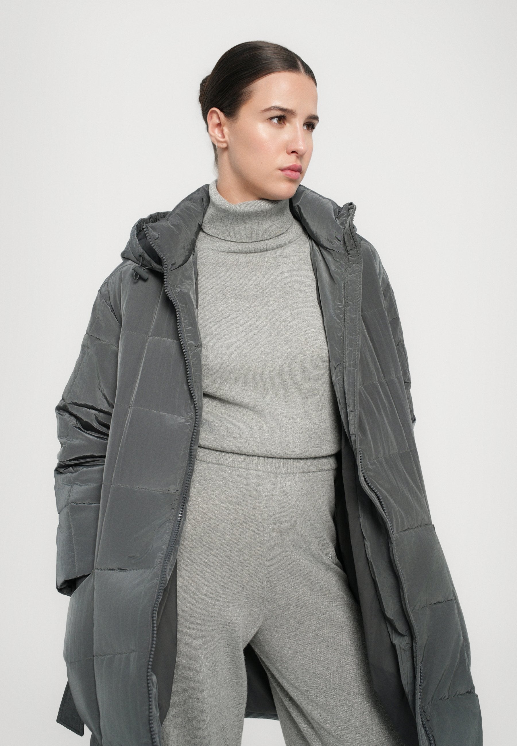 CABAN COAT - Winter coat - chill steel