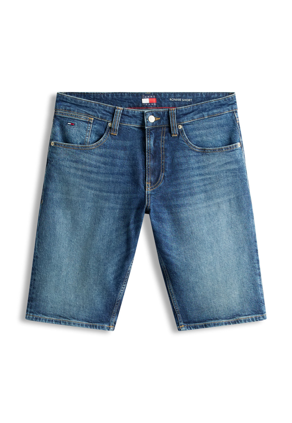RONNIE FADED SLIM DENIM ŞORT - Kot şort - koyu kot