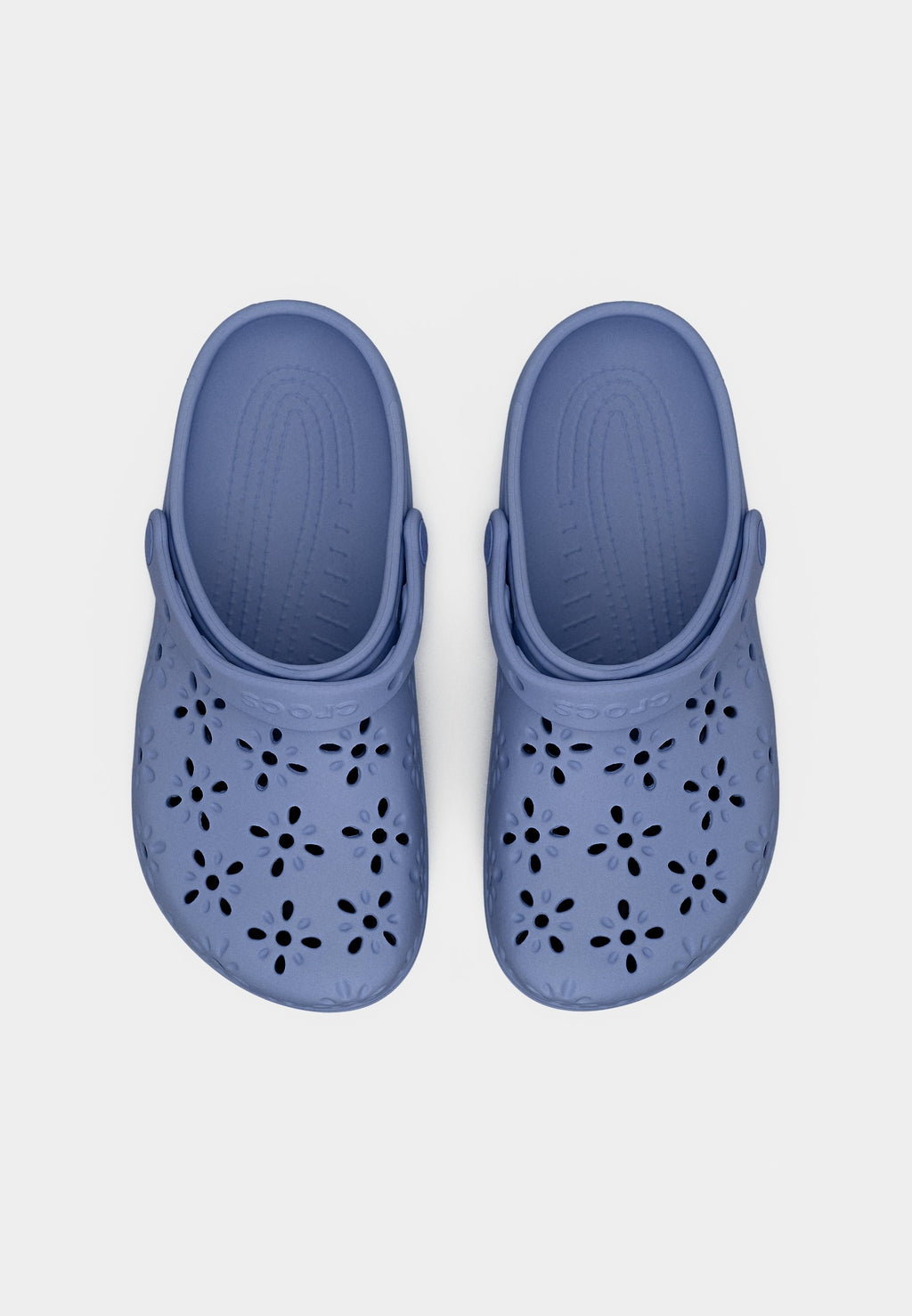 CLASSIQUE FLEURI AJOURÉ - Mules - brume bleue