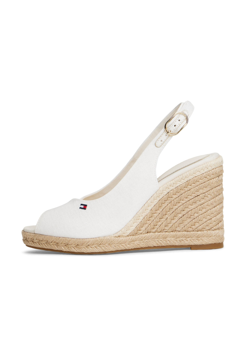 HEMP SLINGBACK WEDGE ESPADRILLES - صنادل علوية - إكرu