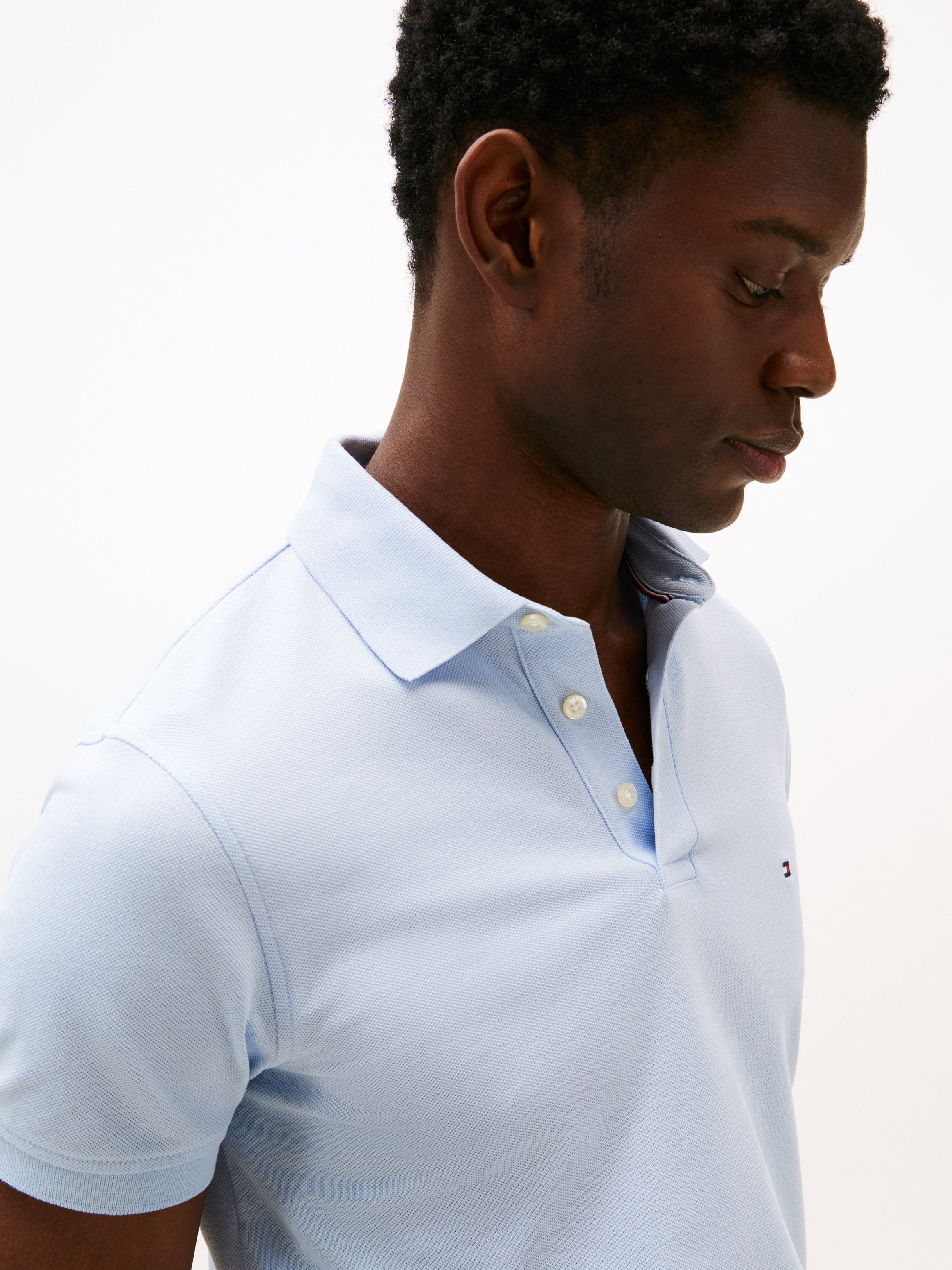 Polo shirt - stoned blue