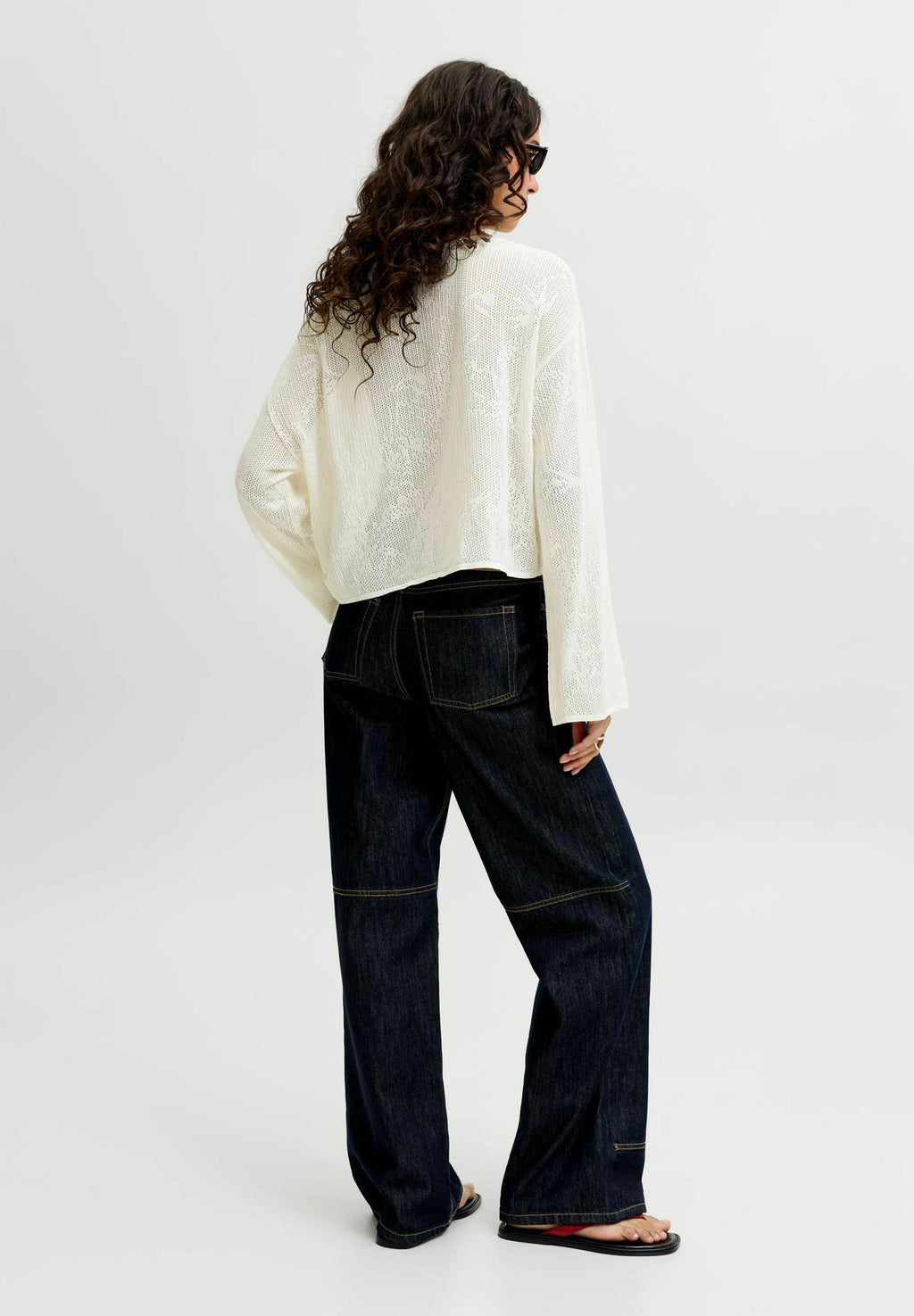 Knitted JXJASMINE Knitted - Jumper - cloud dancer