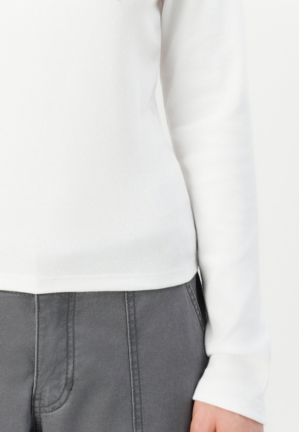 CREW  - Long sleeved top - fresh white