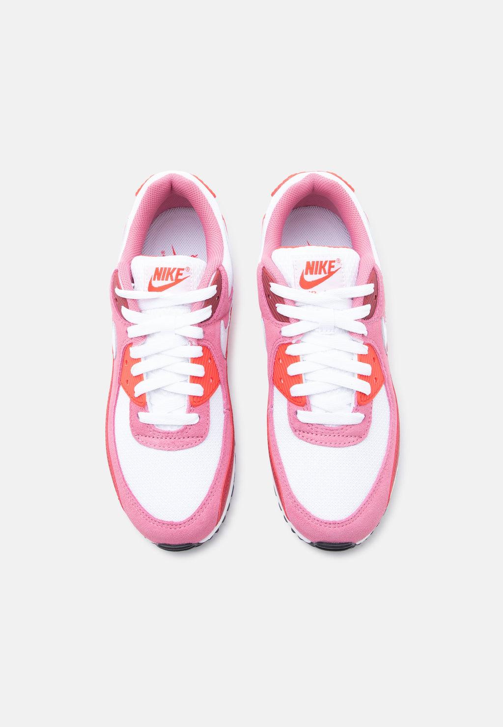 AIR MAX 90 - Trainers - peony/white/light crimson/team crimson/black
