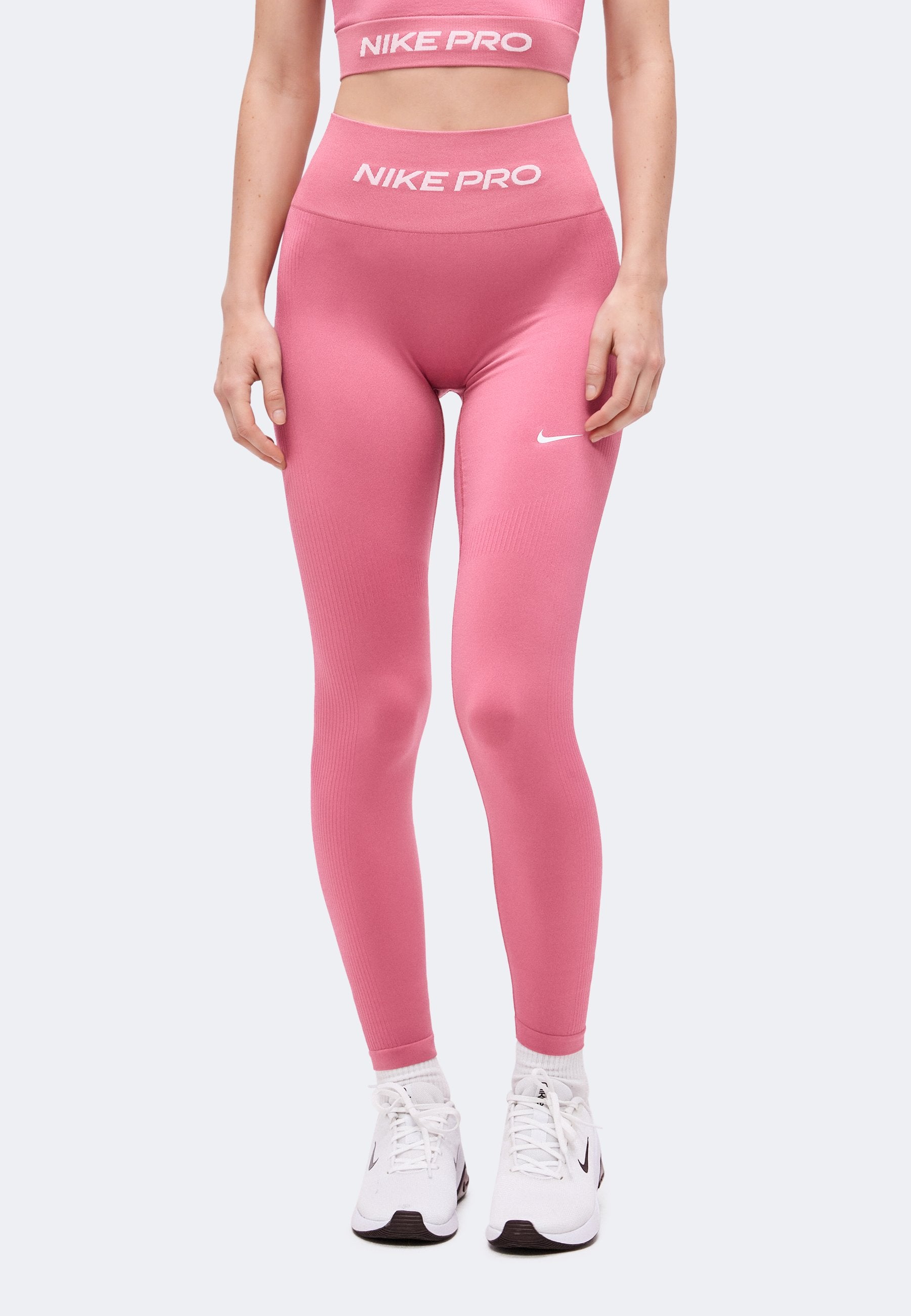 TIGHT - Leggings - peony/white