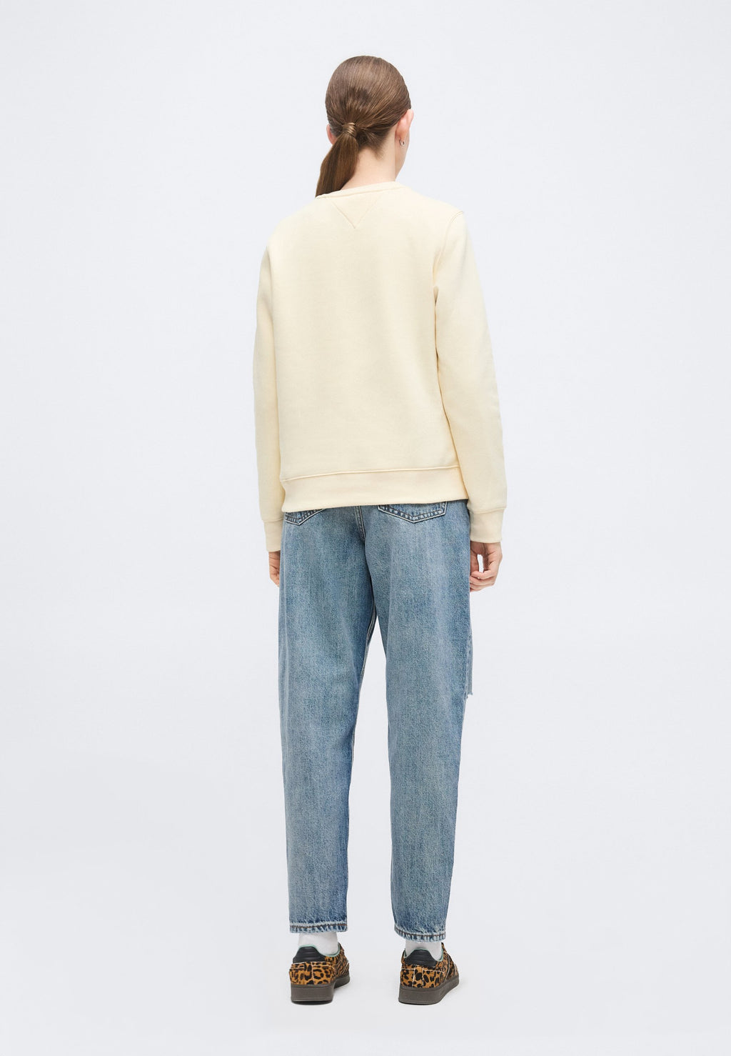 FLAG CREW - Sweatshirt - almost yellow