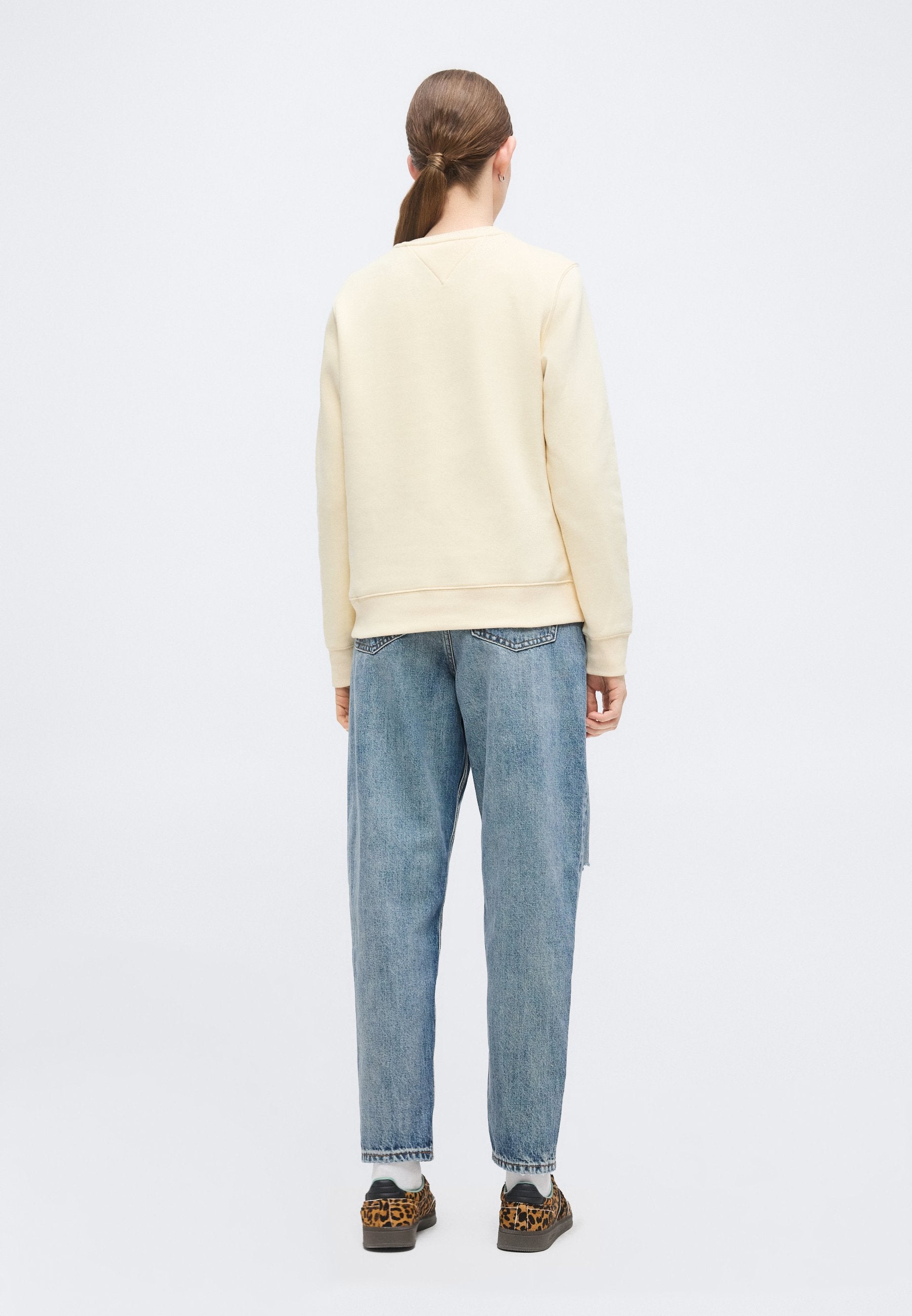 FLAG CREW - Sweatshirt - almost yellow