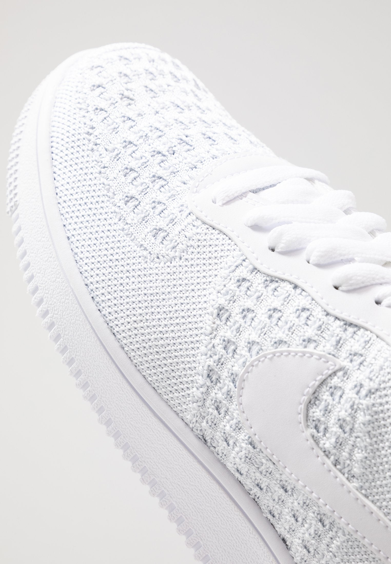 AIR FORCE 1 FLYKNIT 2.0 - Trainers - white/pure platinum